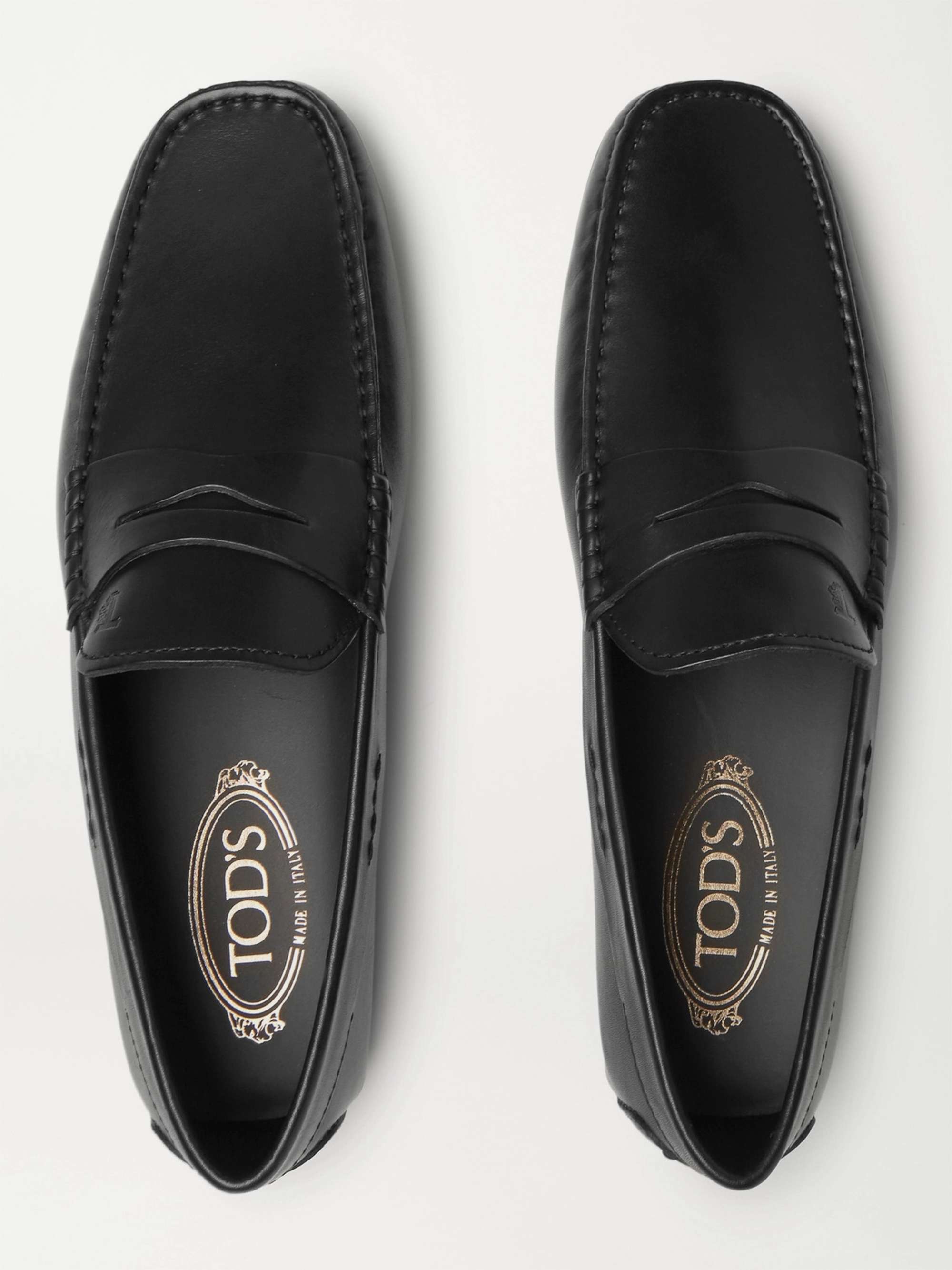 TOD'S City Gommino Leather Penny Loafers for Men | MR PORTER