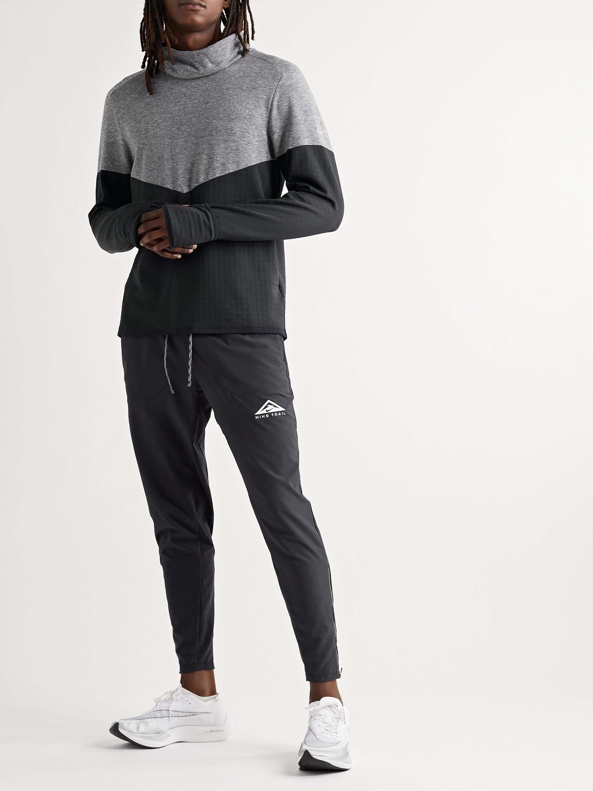 NIKE RUNNING Run Division Sphere Element Stretch-Jersey and Therma-FIT  Hoodie for Men | MR PORTER