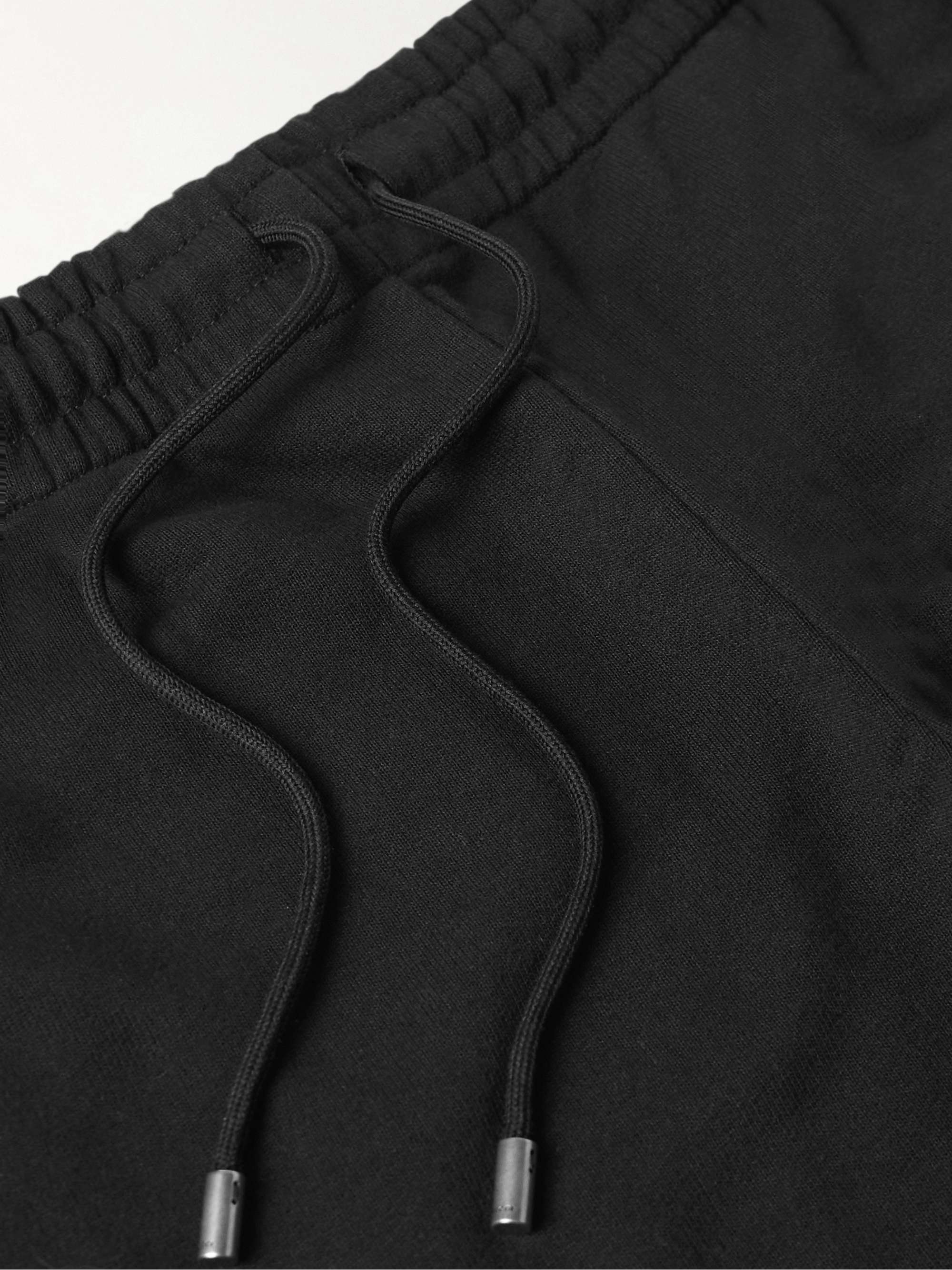 GUCCI Tapered Logo-Print Cotton-Jersey Sweatpants | MR PORTER