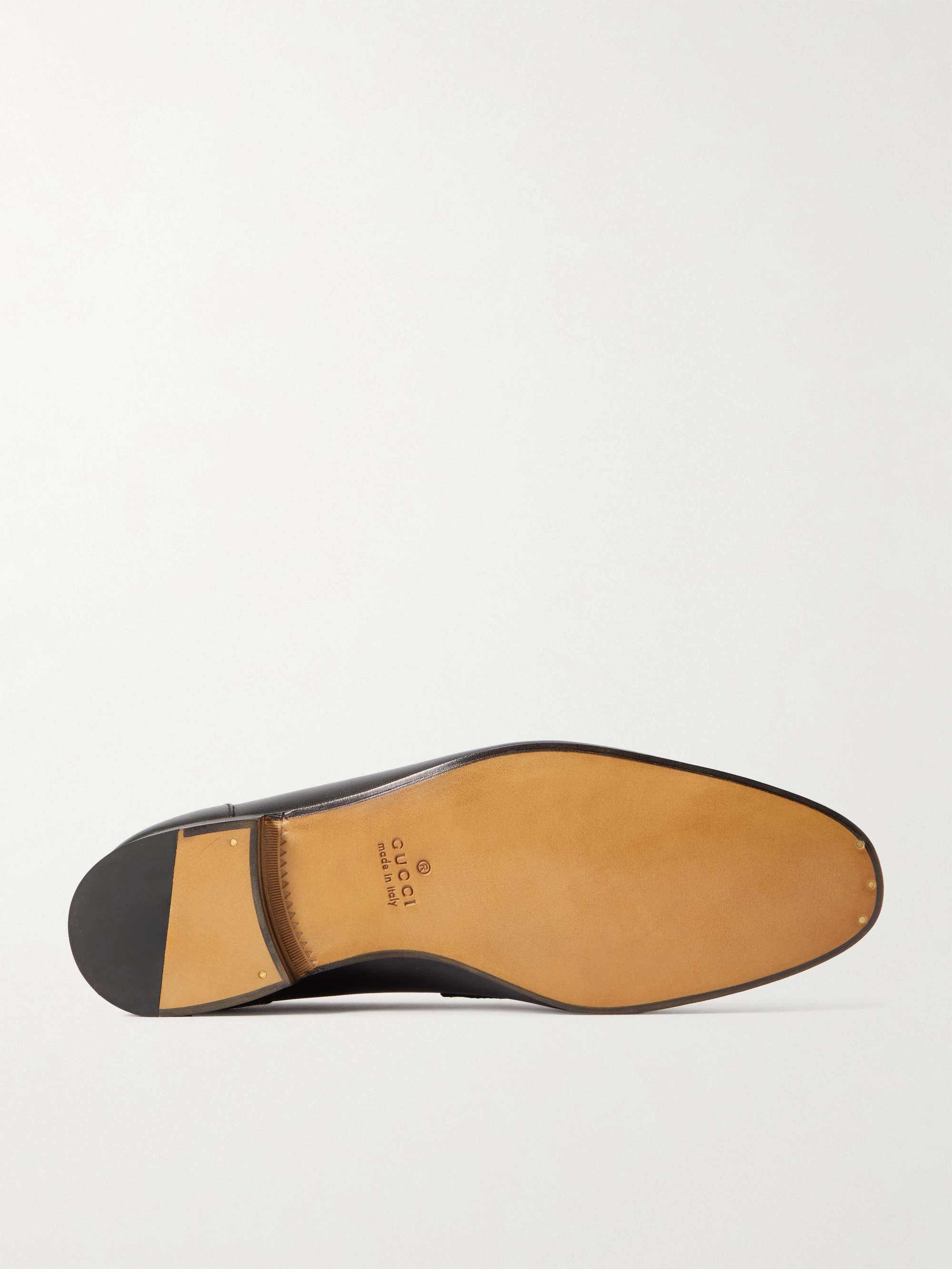 GUCCI Jordaan Horsebit Leather Loafers | MR PORTER