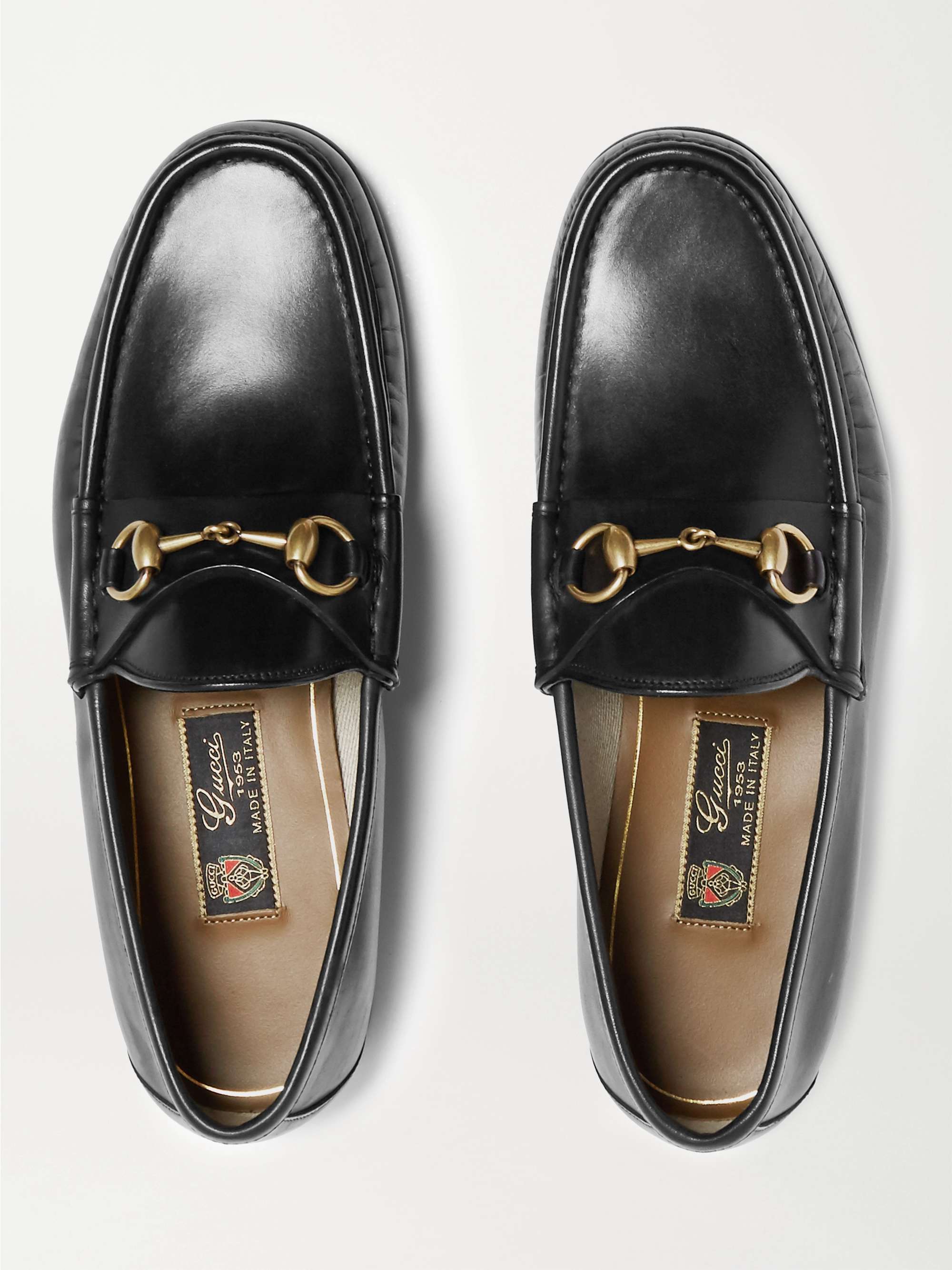 GUCCI Roos Horsebit Leather Loafers for Men | MR PORTER