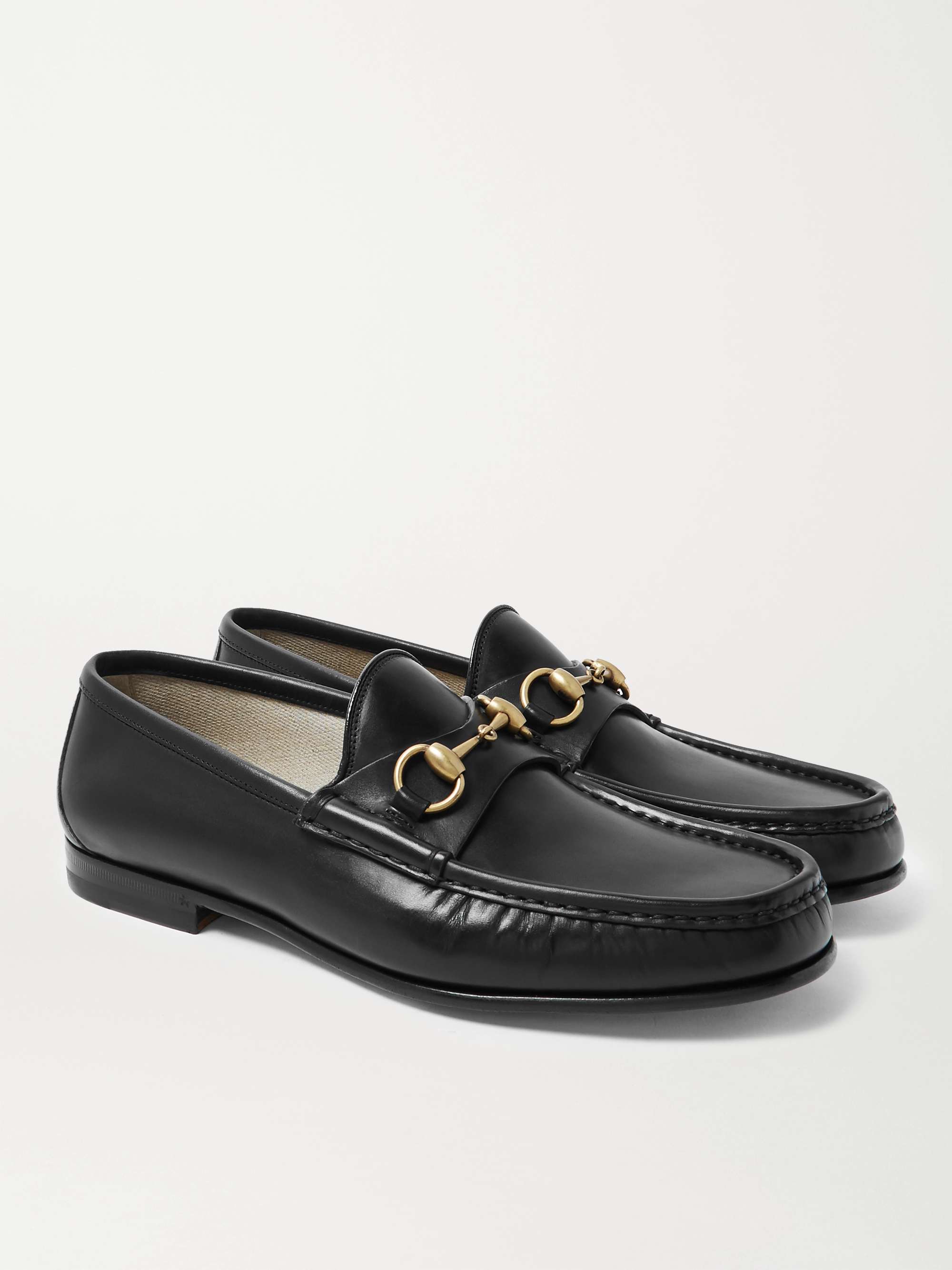 GUCCI Roos Horsebit Leather Loafers for Men | MR PORTER