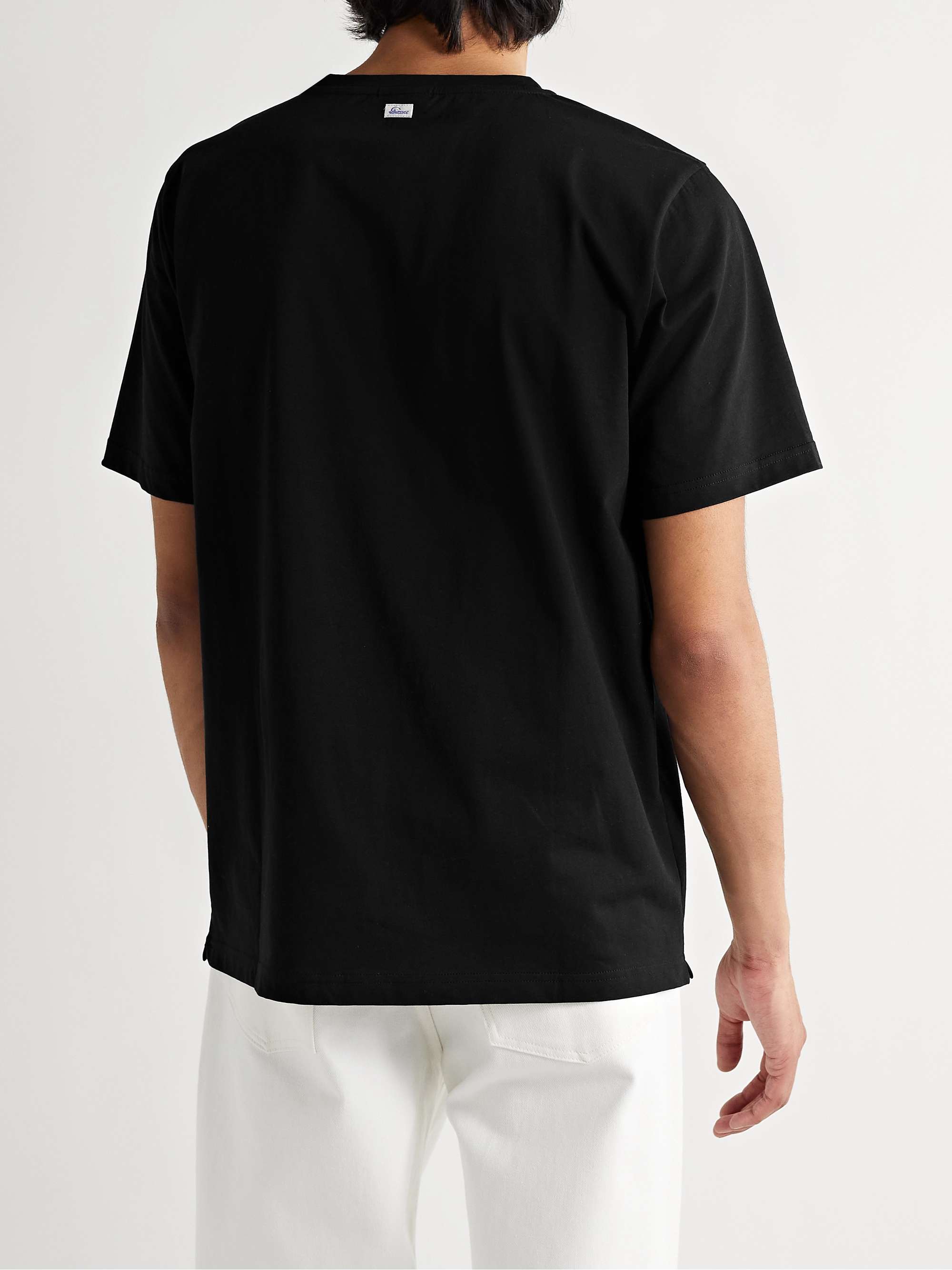 Black Hannes Organic Cotton-Jersey T-Shirt | SCHIESSER | MR PORTER
