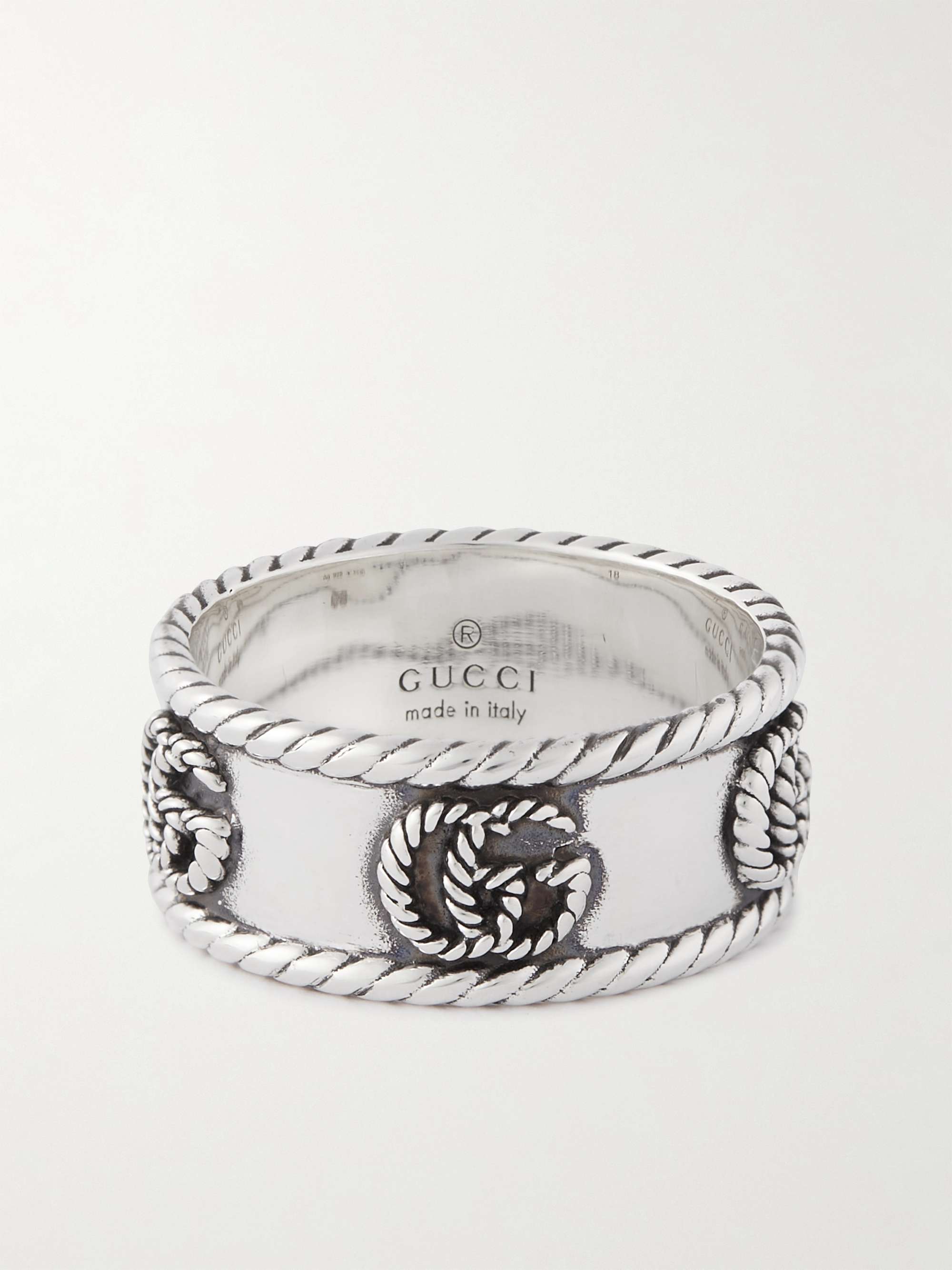 GUCCI Silver Ring for Men | MR PORTER