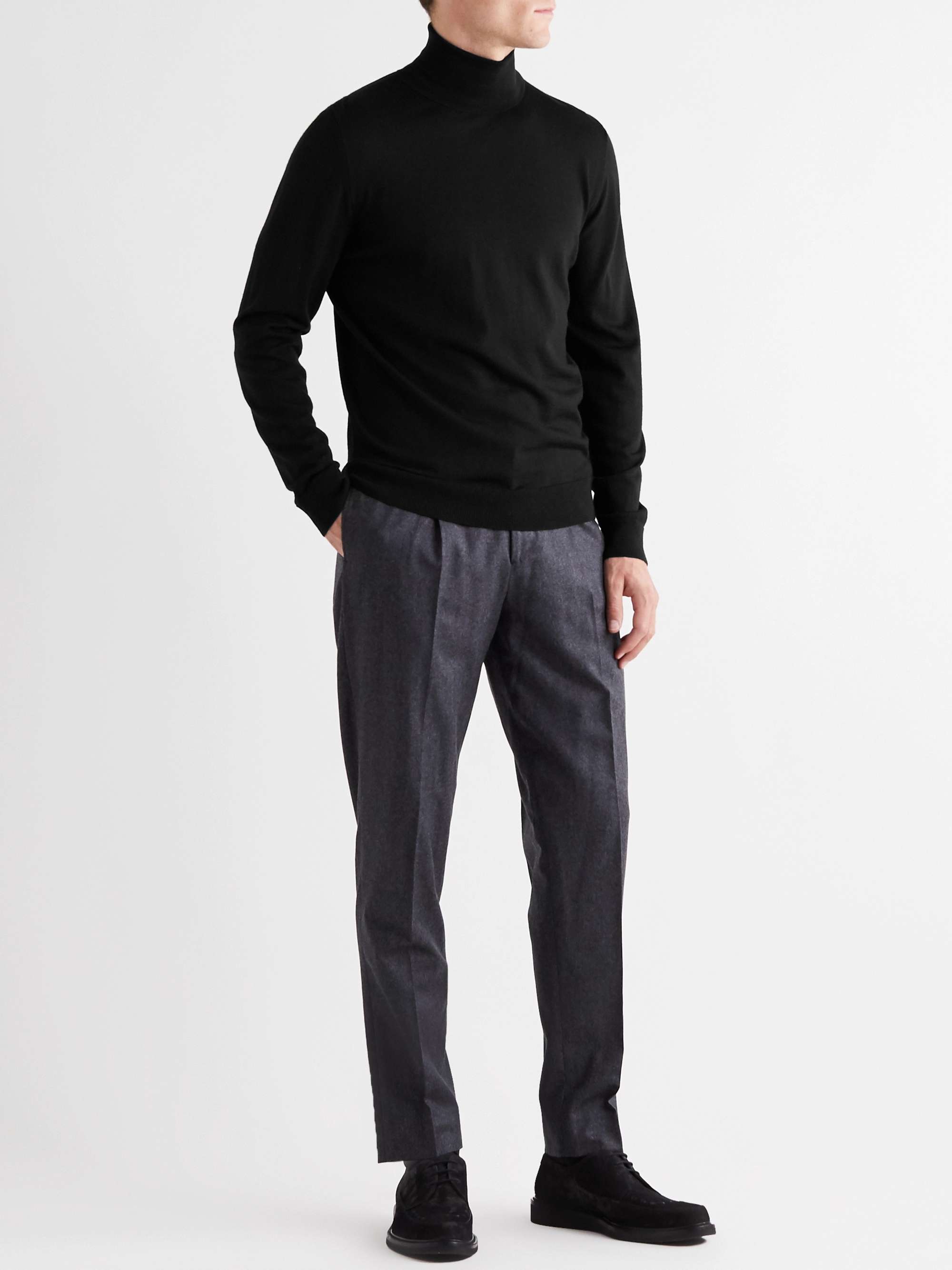 MR P. Slim-Fit Merino Wool Rollneck Sweater | MR PORTER