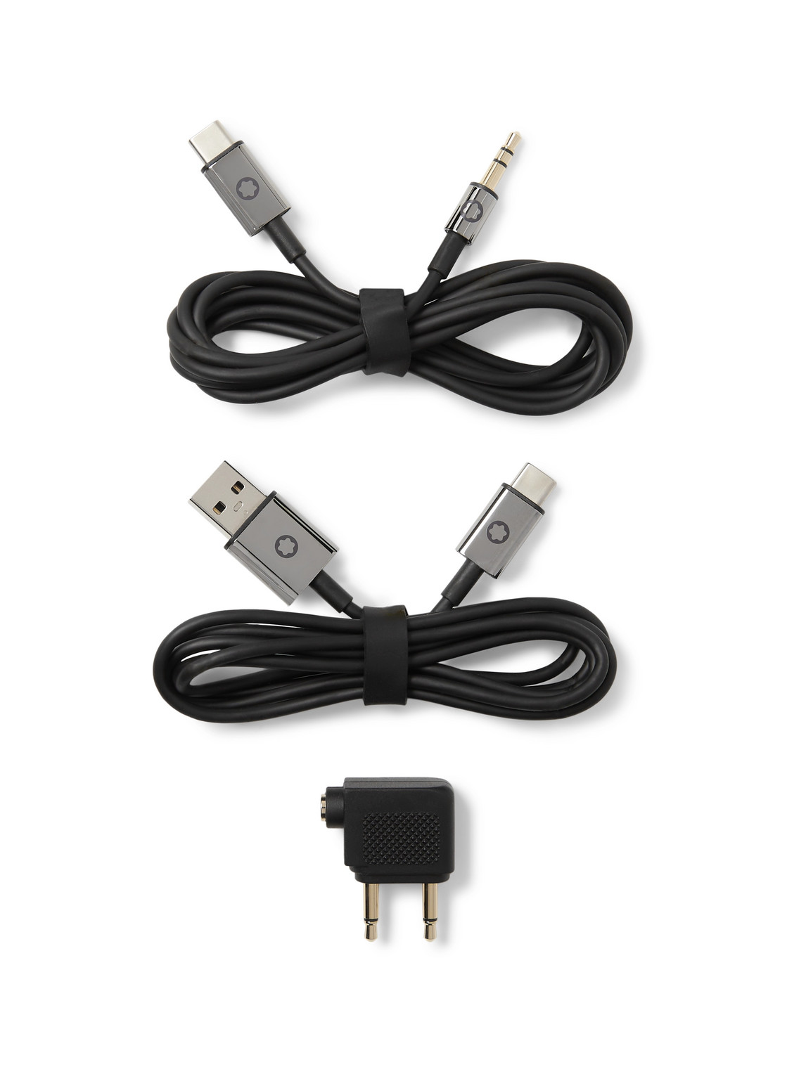Montblanc Mb 01 Travel Charger And Cable Set In Black