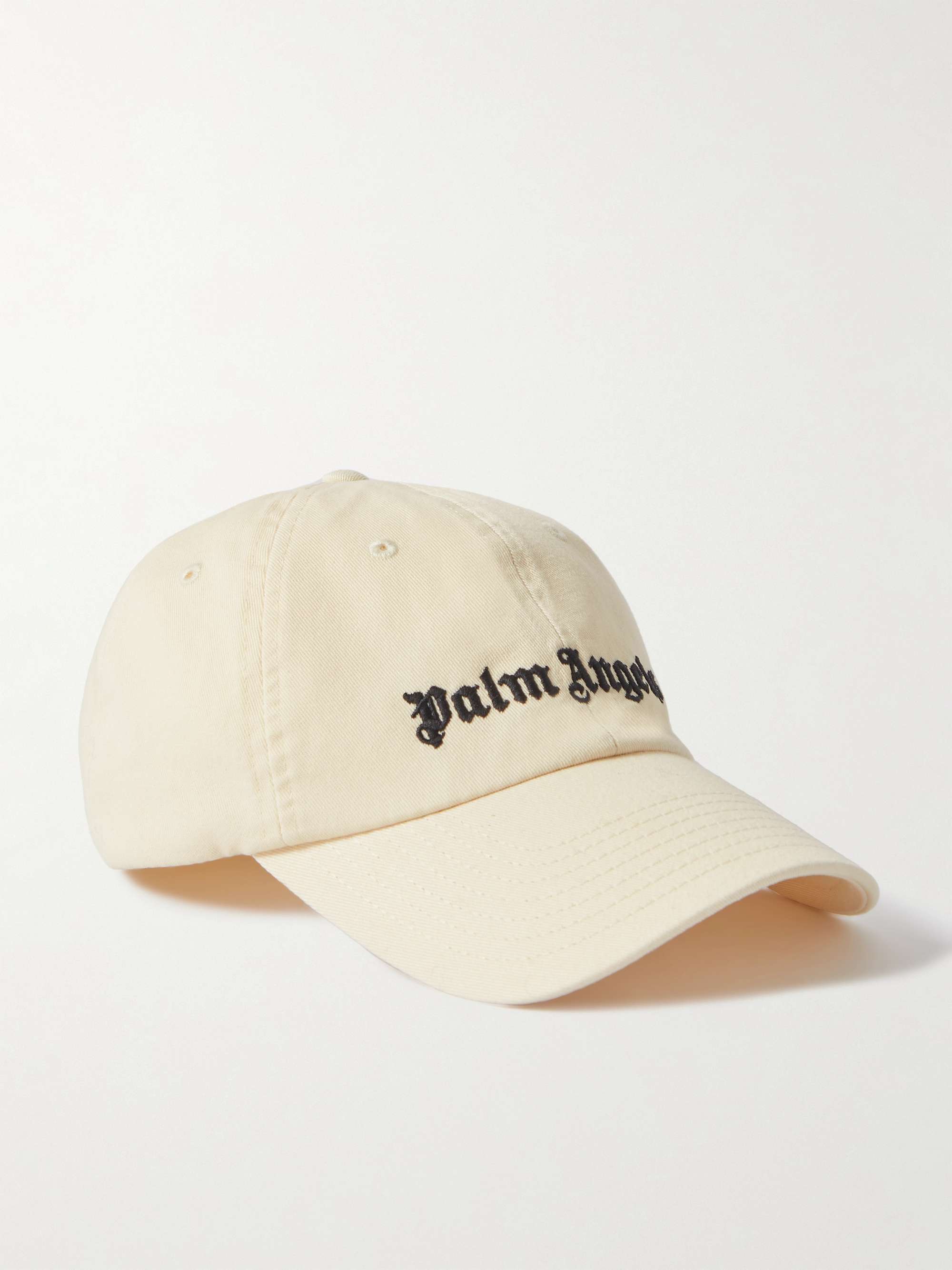 PALM ANGELS Logo-Embroidered Cotton-Twill Baseball Cap for Men | MR PORTER