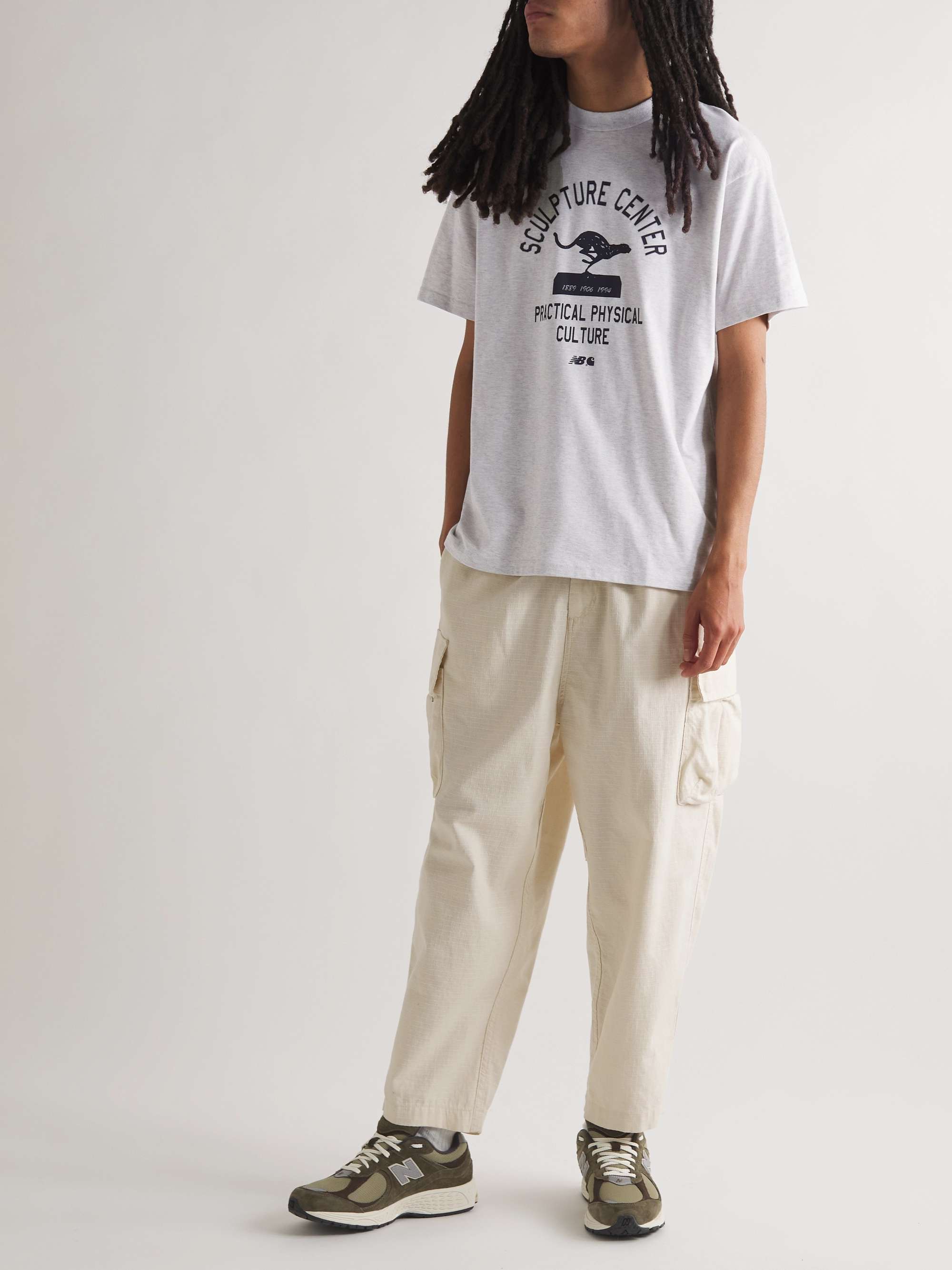 CARHARTT WIP + New Balance Sculpture Center Logo-Print Cotton-Jersey  T-shirt for Men | MR PORTER