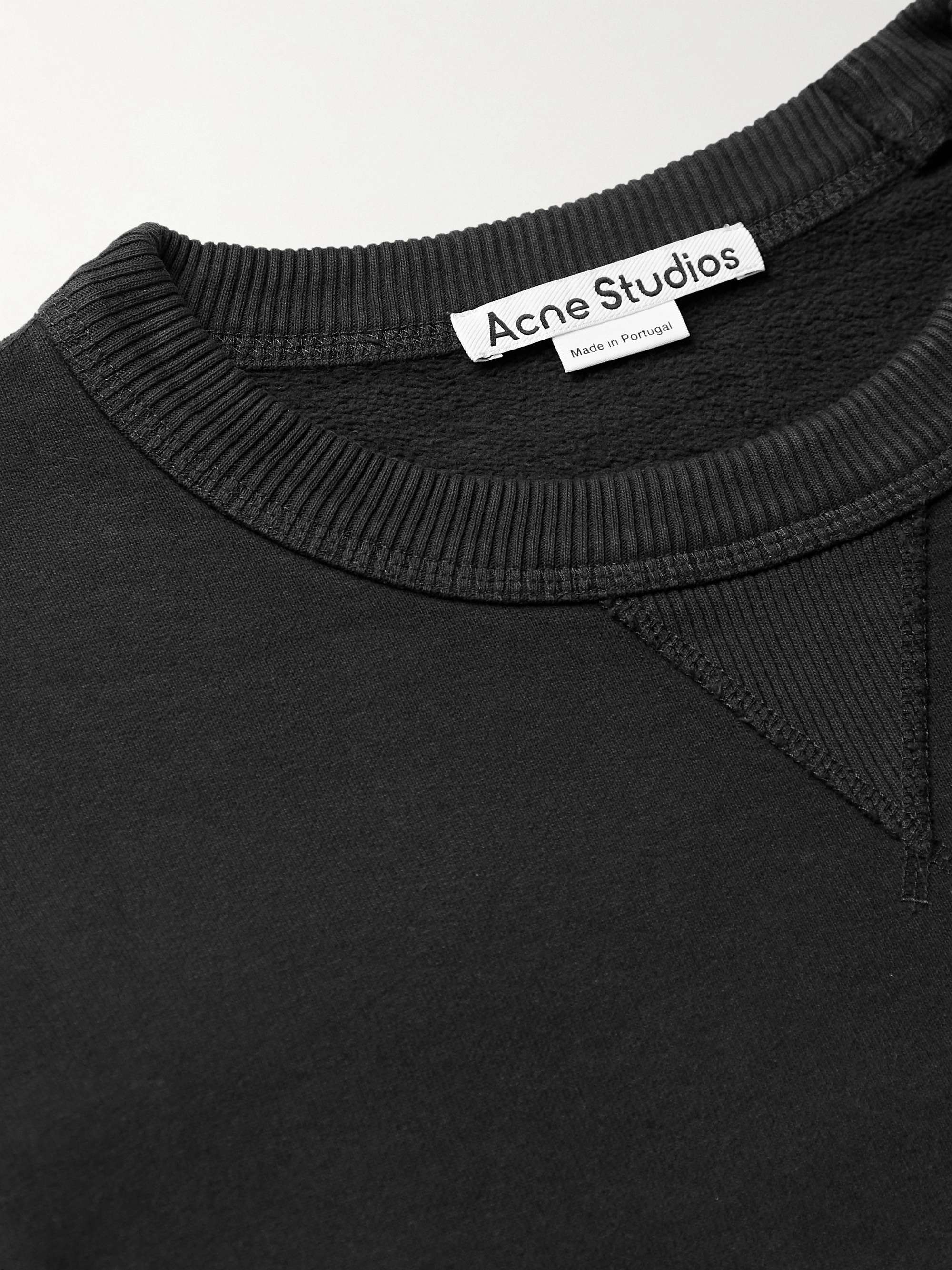 ACNE STUDIOS Logo-Print Cotton-Jersey Sweatshirt for Men | MR PORTER