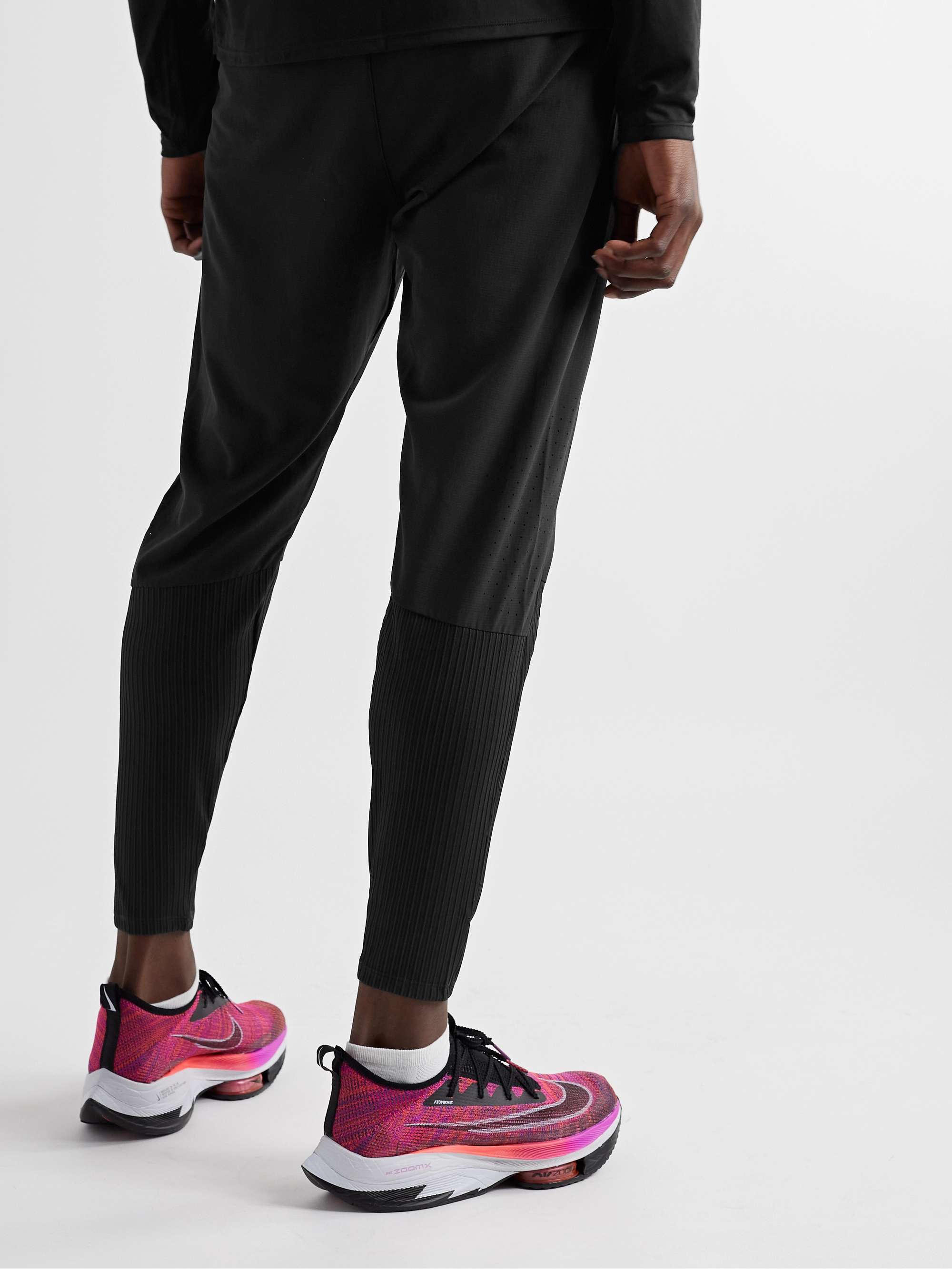 Black AeroSwift Slim-Fit Tapered Dri-FIT ADV Track Pants | NIKE RUNNING |  MR PORTER