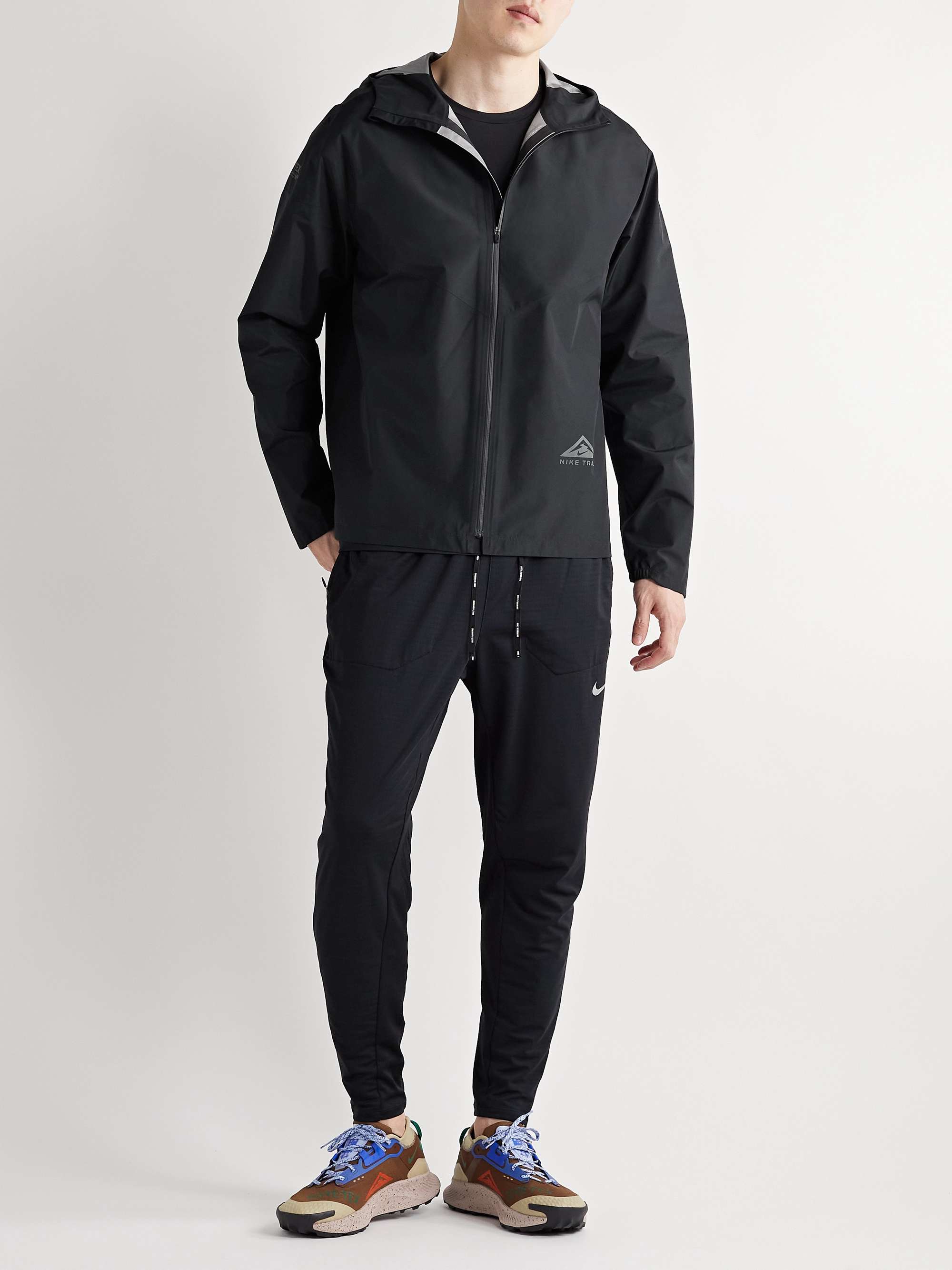 NIKE RUNNING Logo-Print GORE-TEX INFINIUM Hooded Jacket for Men | MR PORTER
