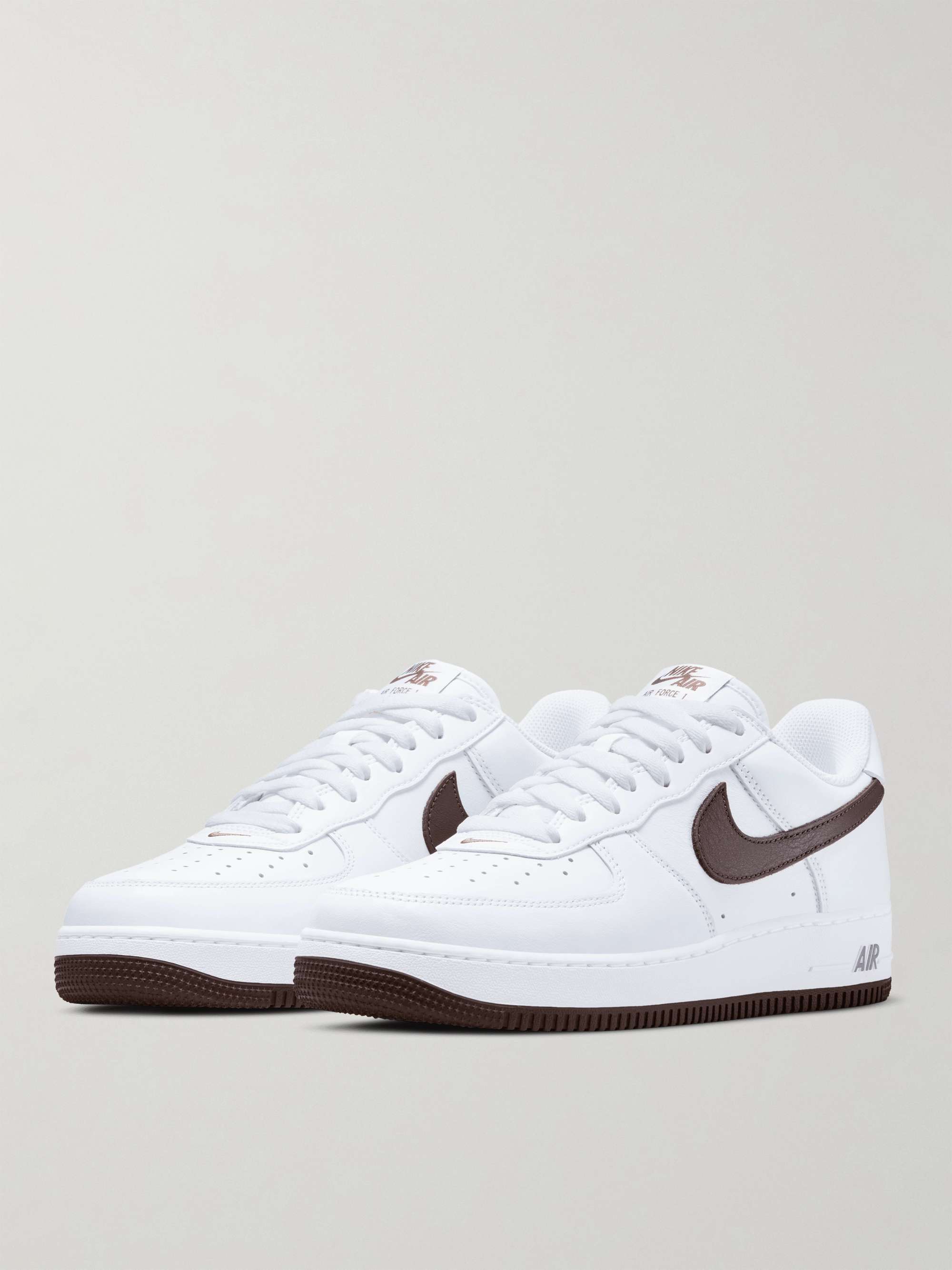 White Air Force 1 Low Retro Leather Sneakers | NIKE | MR PORTER