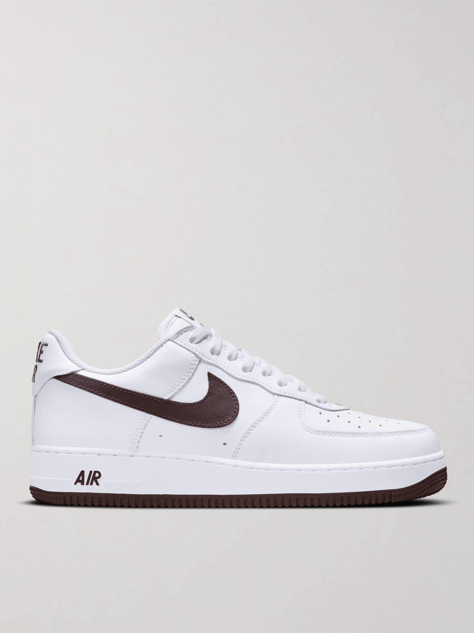 White Air Force 1 Low Retro Leather Sneakers | NIKE | MR PORTER
