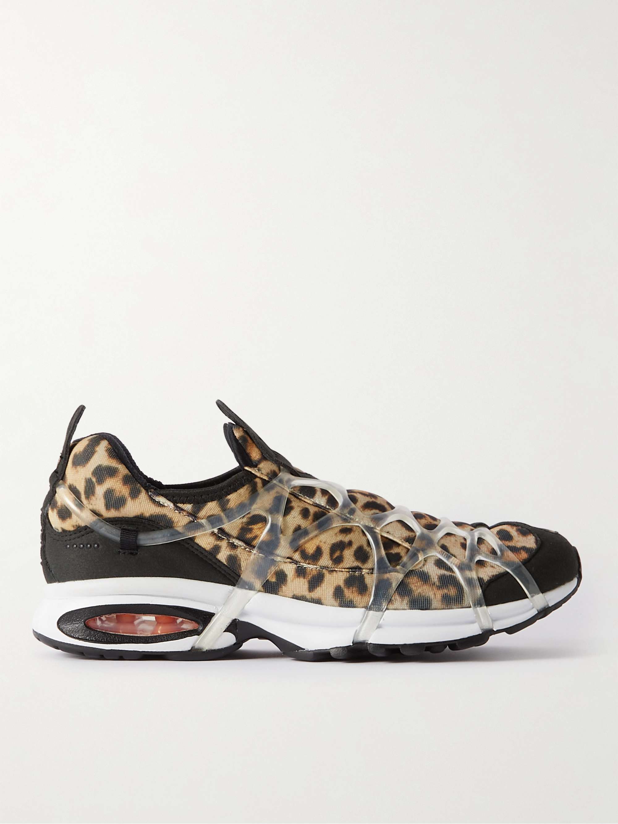 NIKE Air Kukini Rubber and Neoprene-Trimmed Leopard-Print Mesh Slip-On  Sneakers for Men | MR PORTER