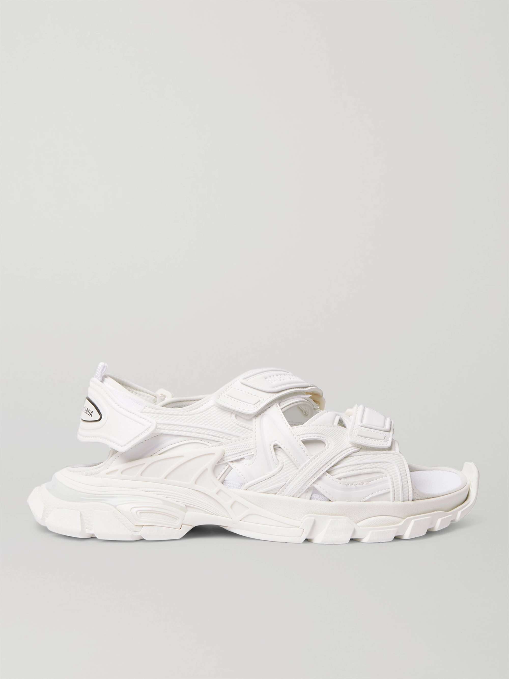 Balenciaga Logo Printed Slides Leather White Sandals 500573 EU 39  eBay