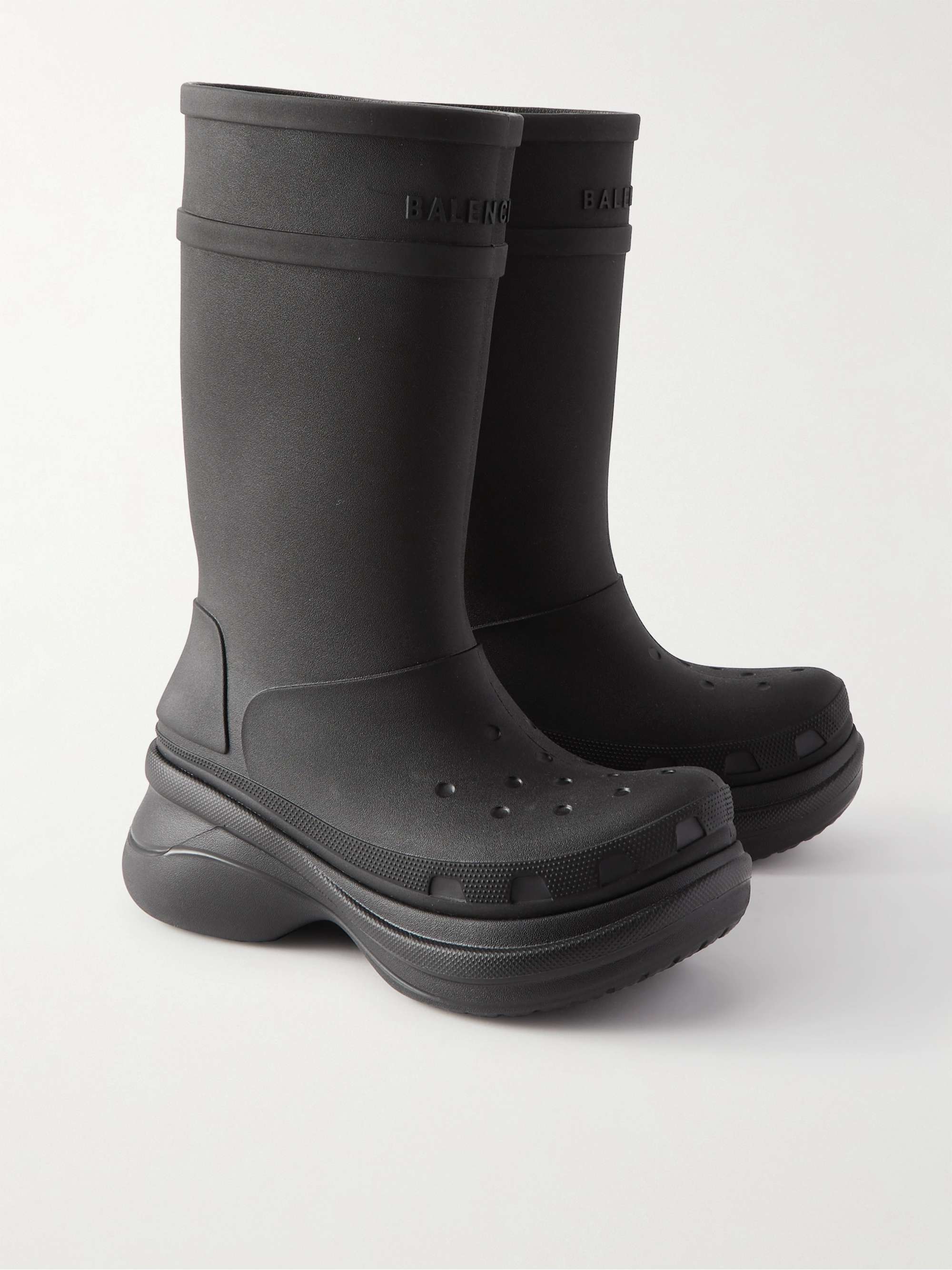 BALENCIAGA + Crocs Rubber Boots | MR PORTER
