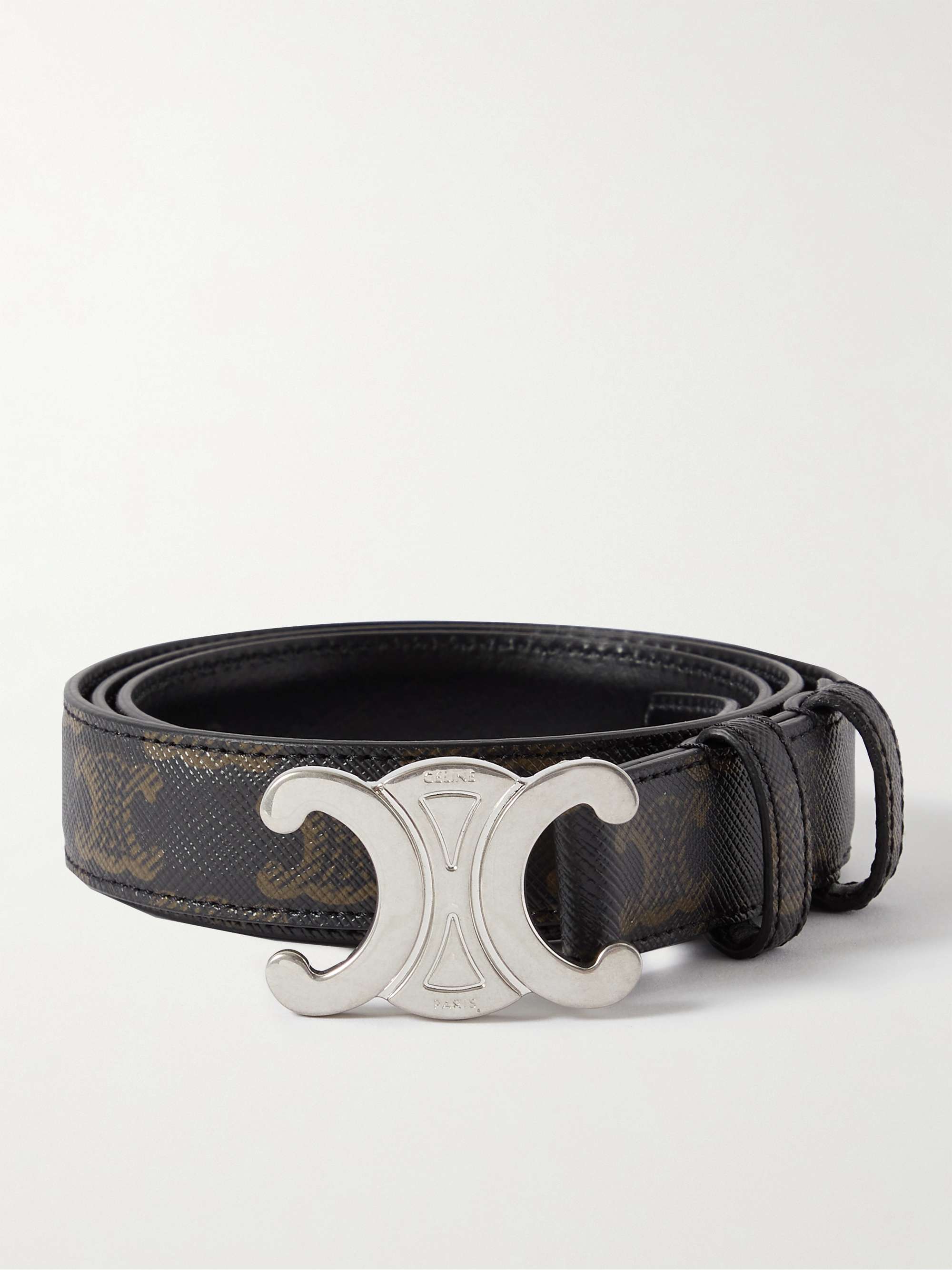 2.5cm Triomphe Leather Belt