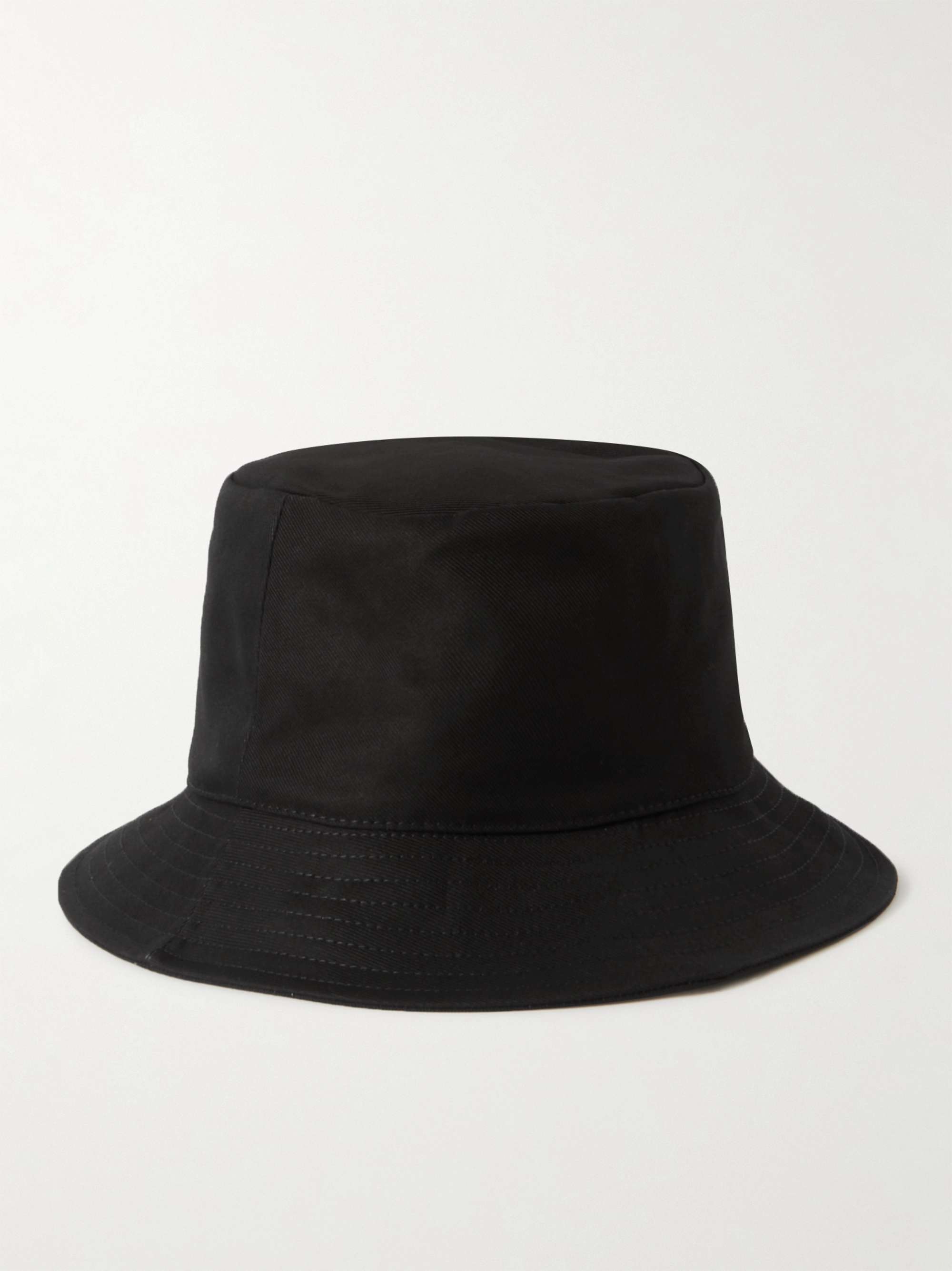 CELINE HOMME Logo-Print Cotton-Gabardine Bucket Hat for Men | MR PORTER