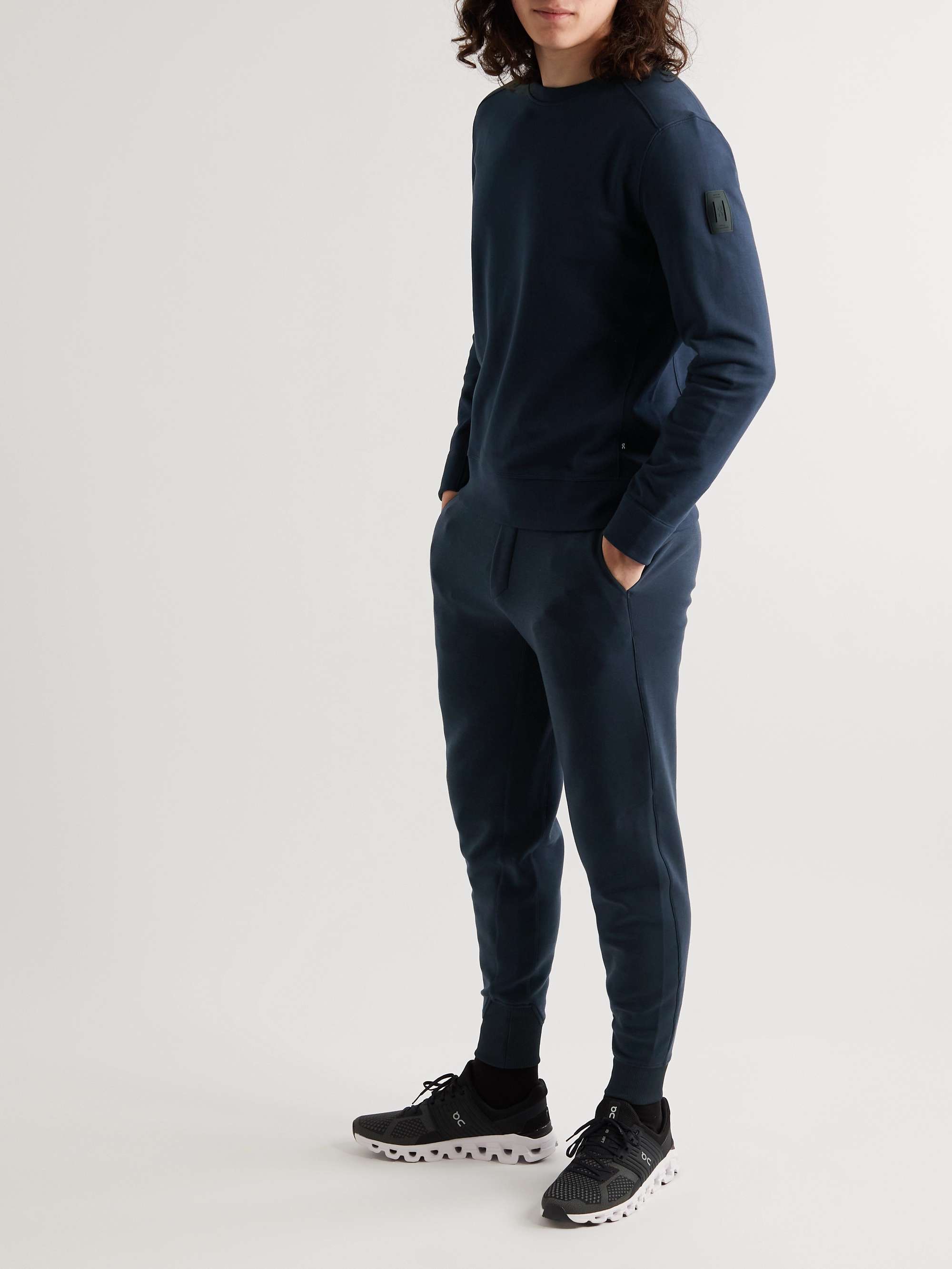 ON-RUNNING Logo-Appliquéd Organic Cotton-Jersey Sweatshirt for Men | MR ...