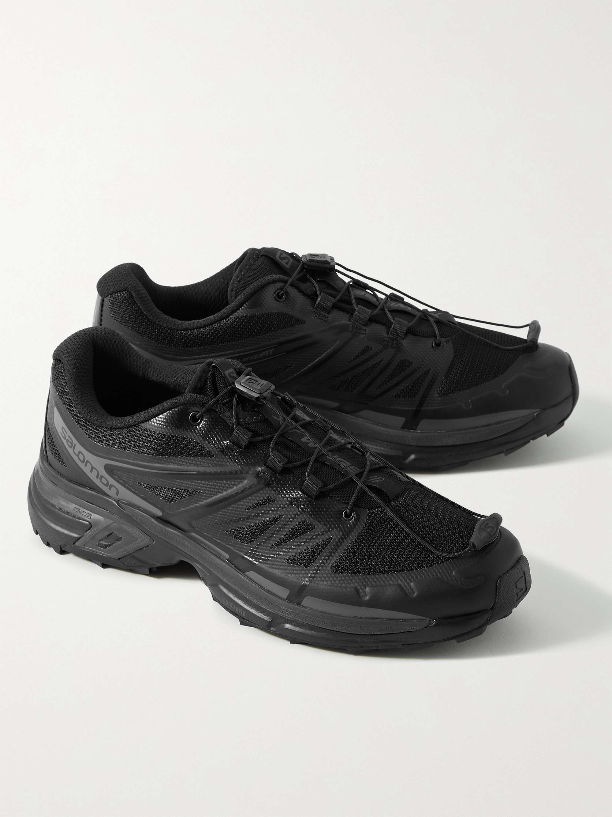 Black XT-Wings 2 ADV Mesh and Rubber Running Shoes | SALOMON | MR PORTER