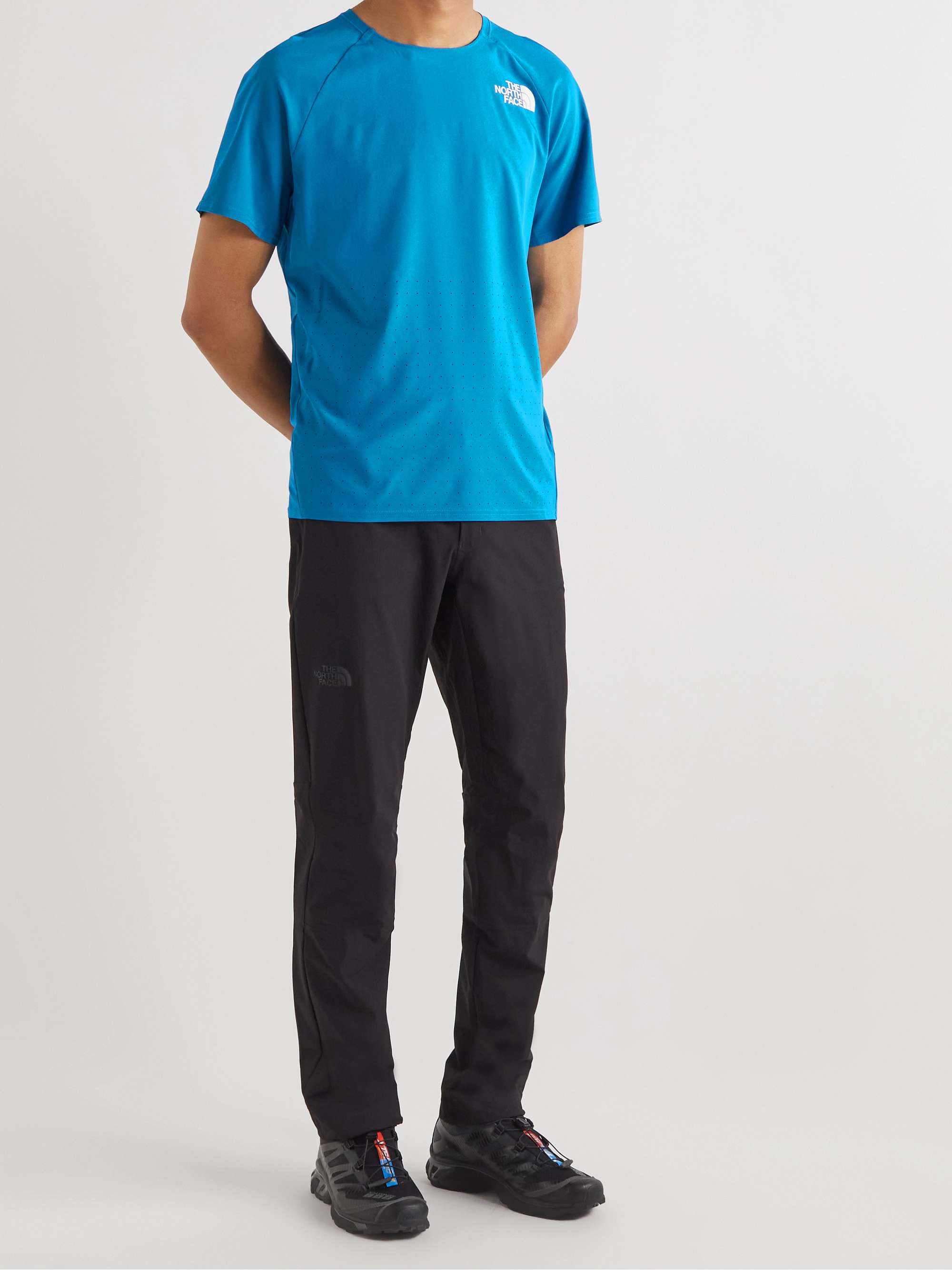 THE NORTH FACE Flight Weightless Logo-Print Perforated FlashDry T-Shirt |  MR PORTER
