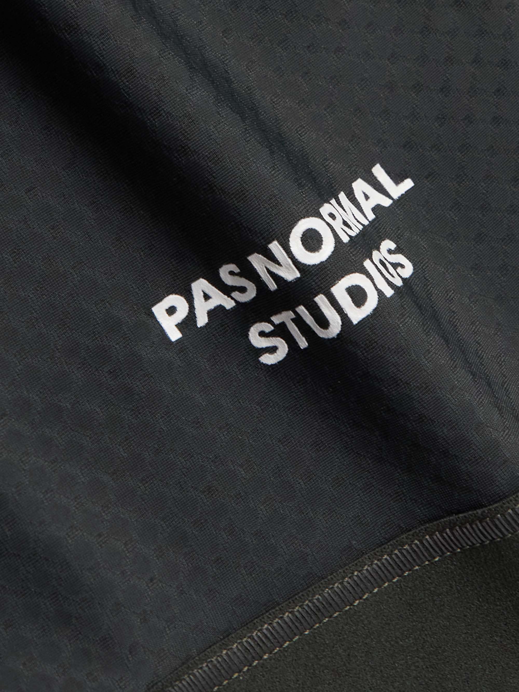 PAS NORMAL STUDIOS Essential Logo-Print Stretch-Jersey and Mesh Cycling ...