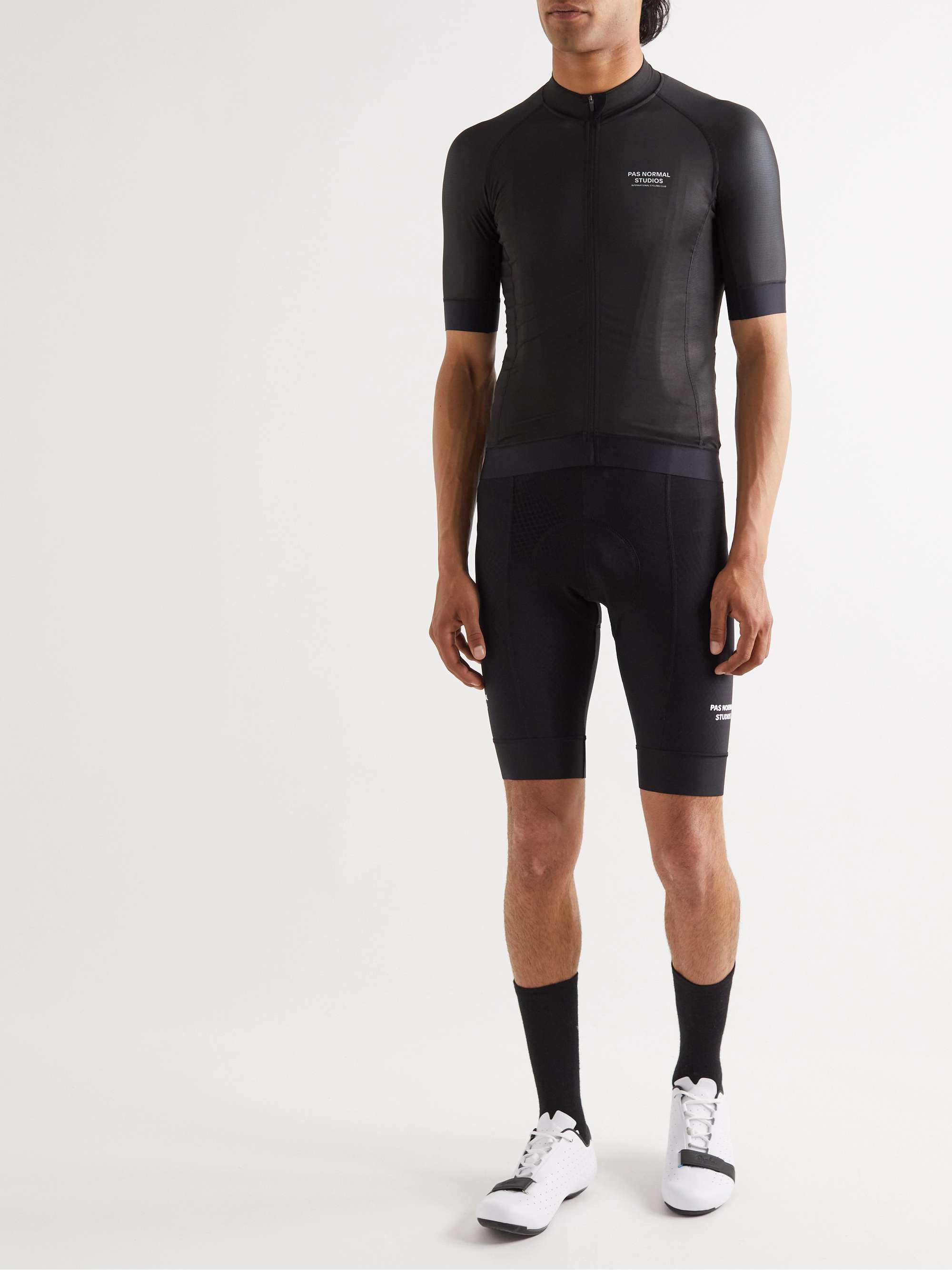 PAS NORMAL STUDIOS Essential Logo-Print Stretch-Jersey and Mesh Cycling Bib  Shorts for Men | MR PORTER