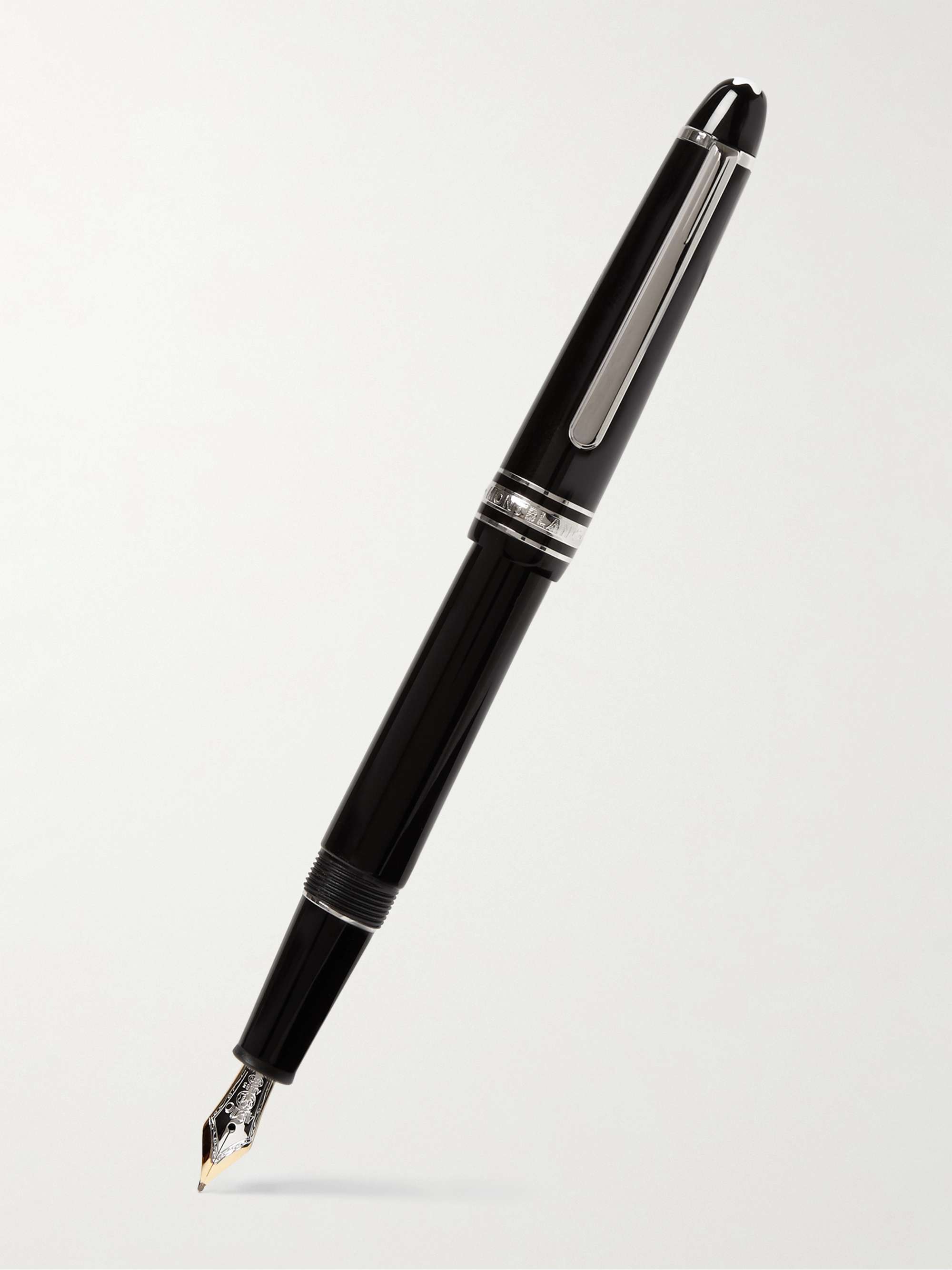 MONTBLANC Meisterstück LeGrand Traveller Resin and Gold- and  Platinum-Plated Fountain Pen | MR PORTER
