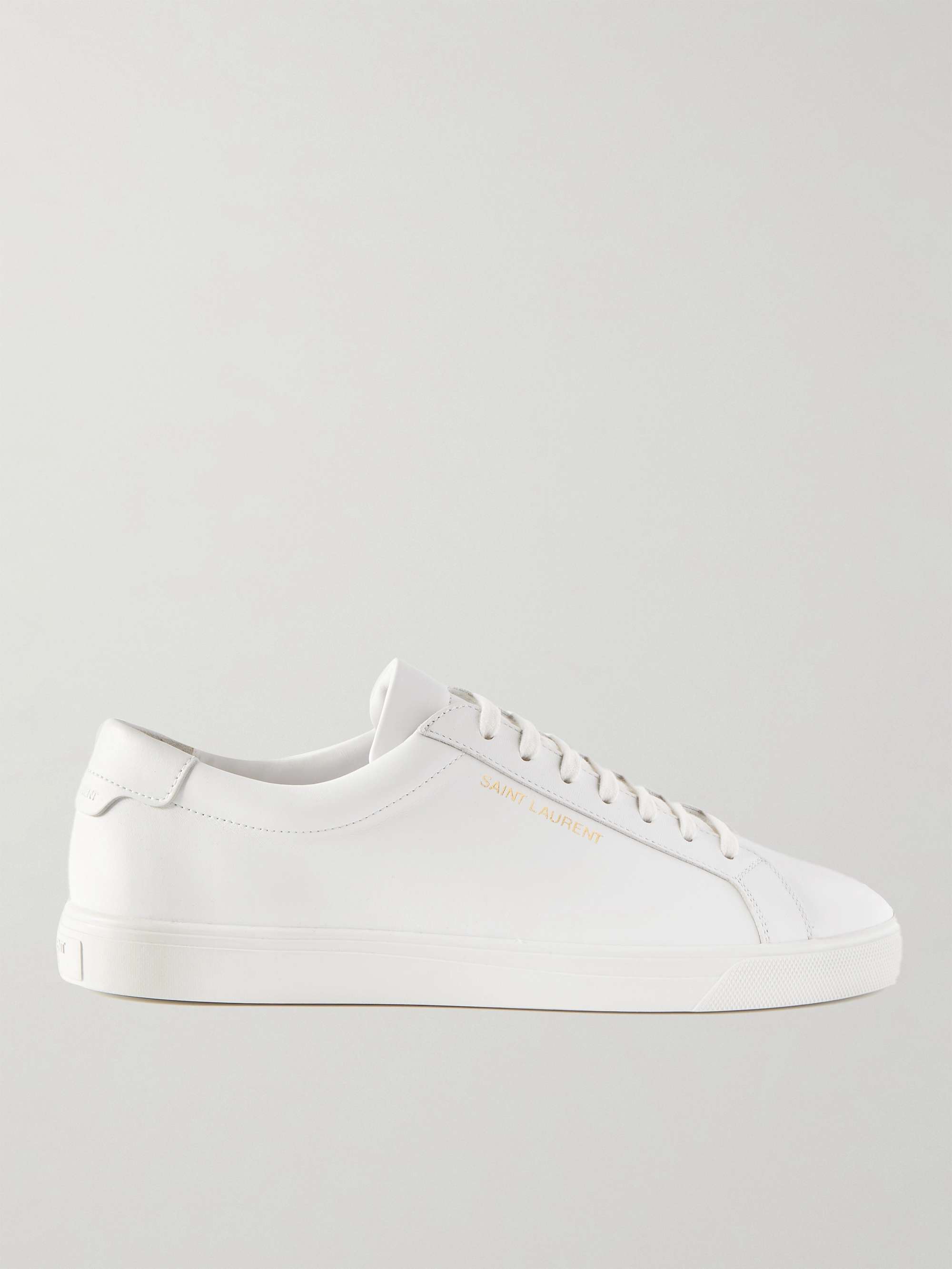 SAINT LAURENT Andy Leather Sneakers | MR PORTER