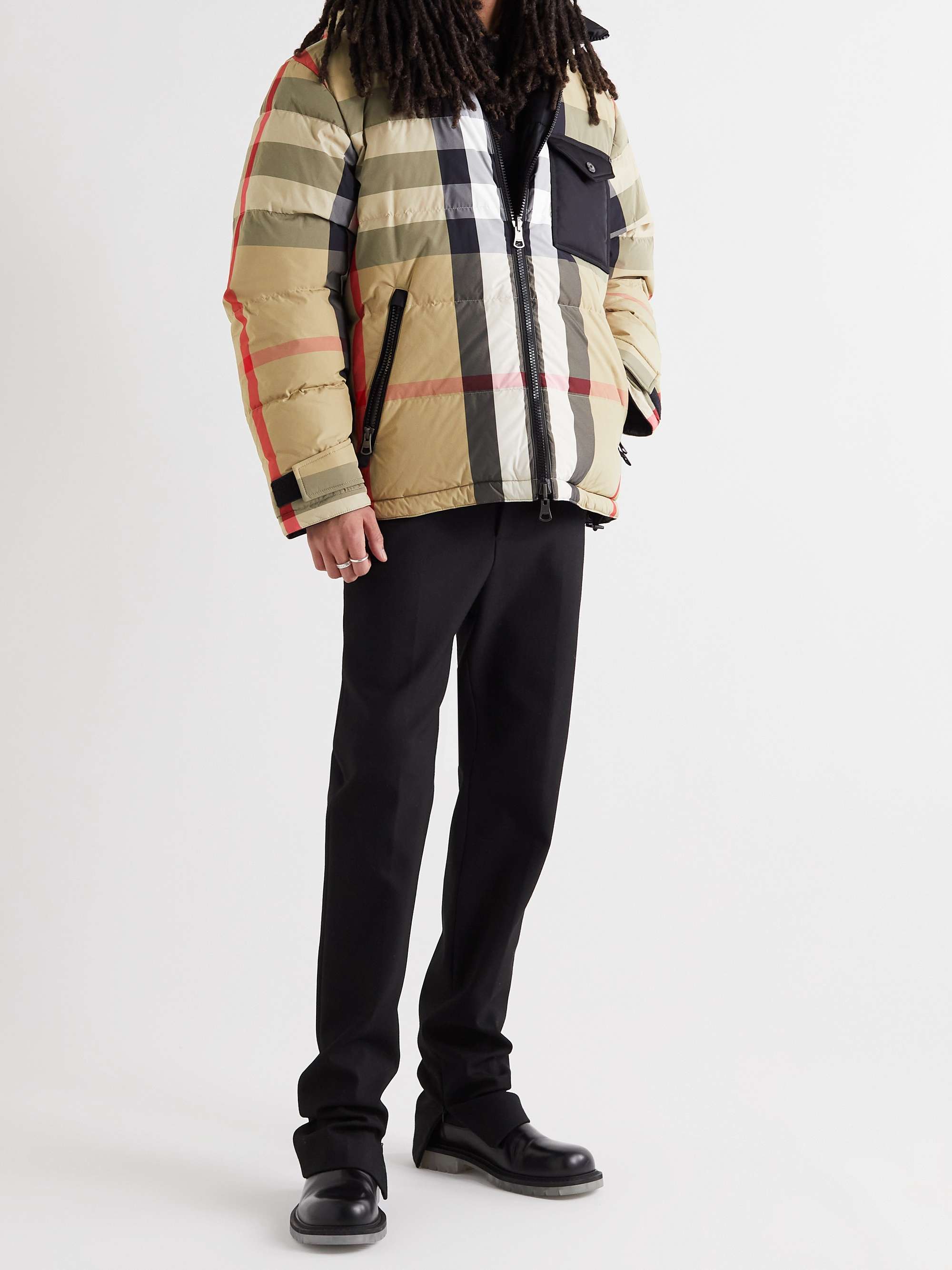BURBERRY Reversible Checked Quilted Shell Down Hooded Jacket | MR PORTER