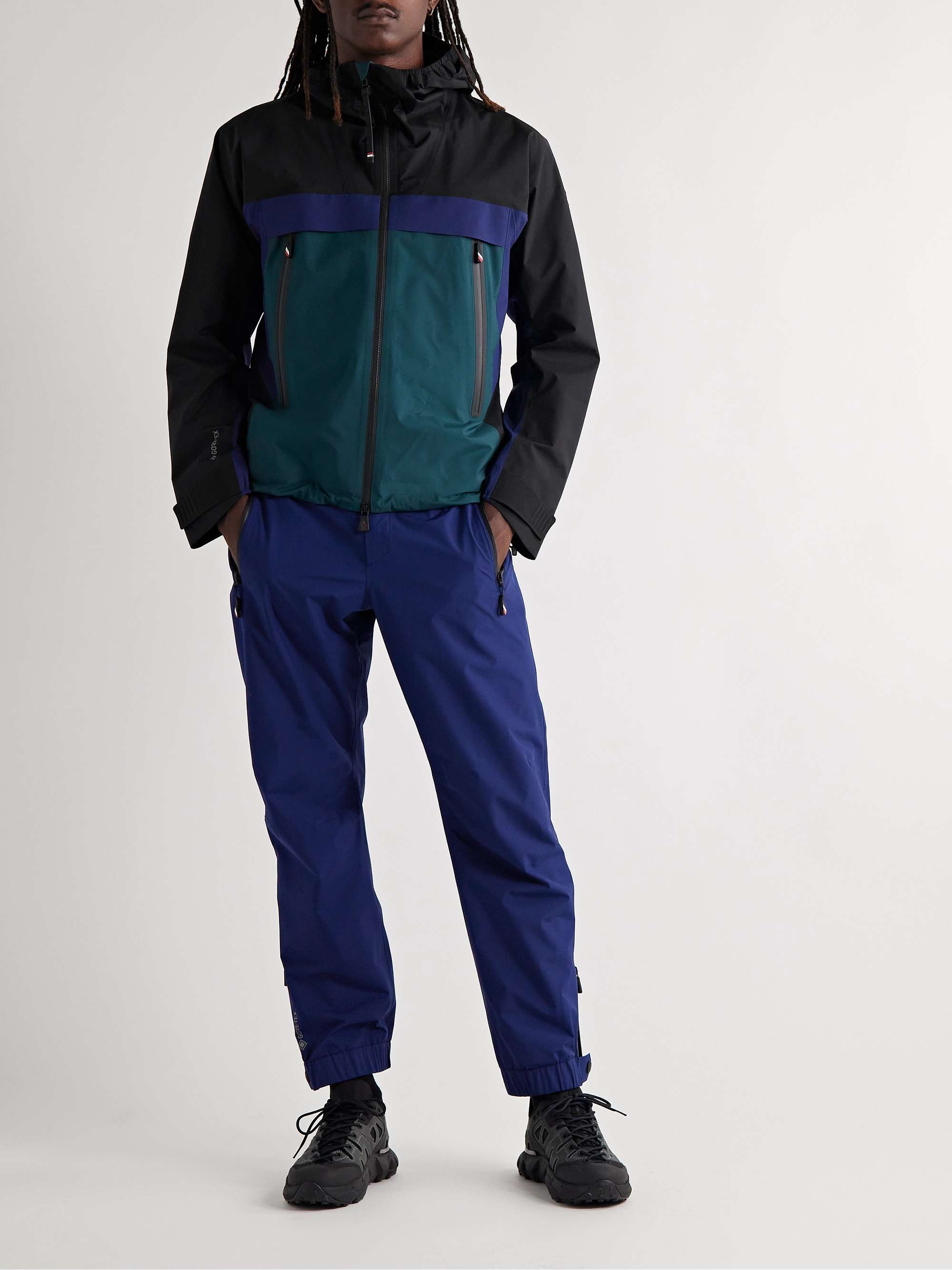 MONCLER GRENOBLE Villair Colour-Block 2L GORE-TEX PACLITE® Hooded Jacket  for Men | MR PORTER