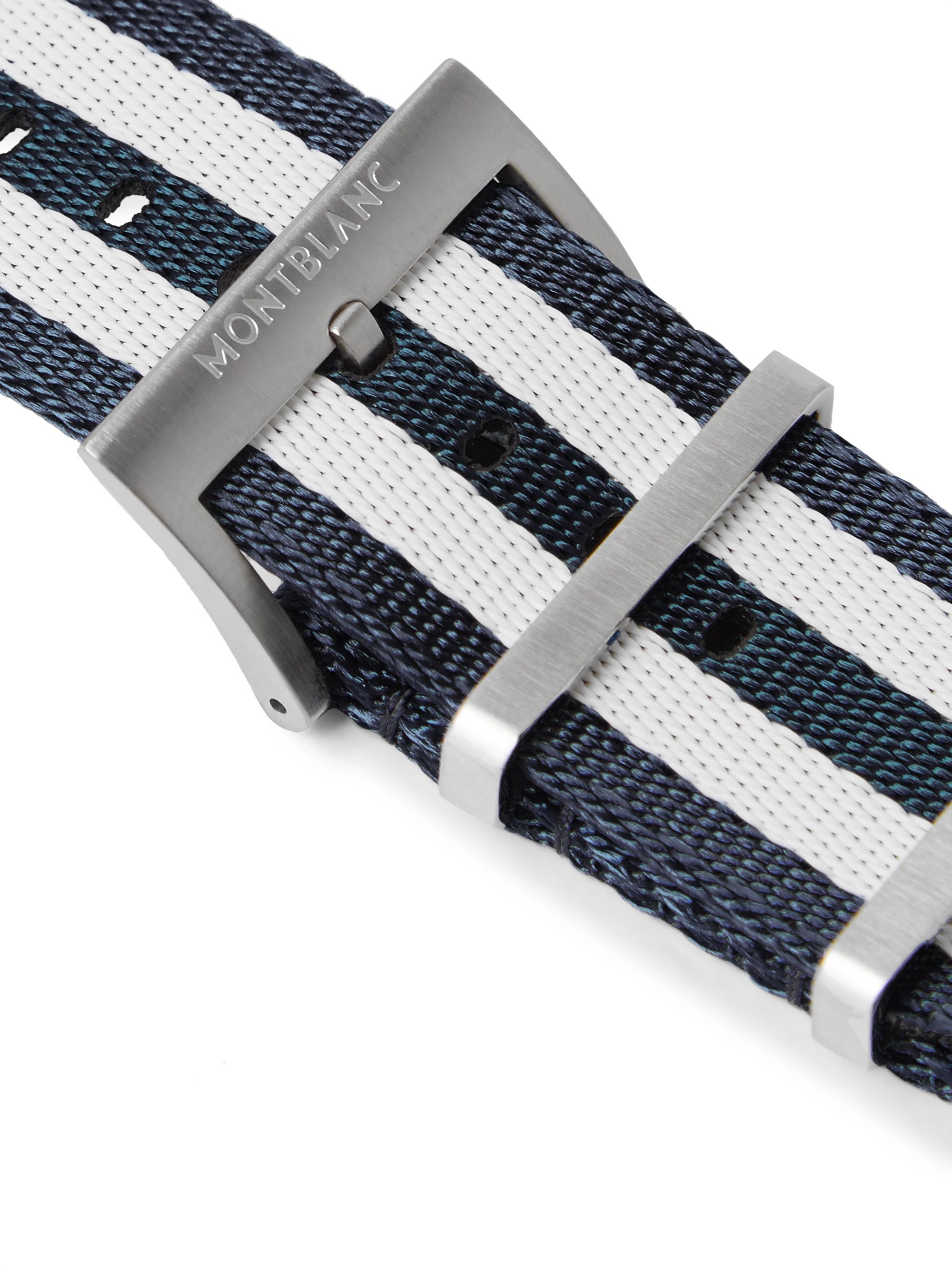 MONTBLANC Summit 2 Striped Nylon Watch Strap for Men | MR PORTER