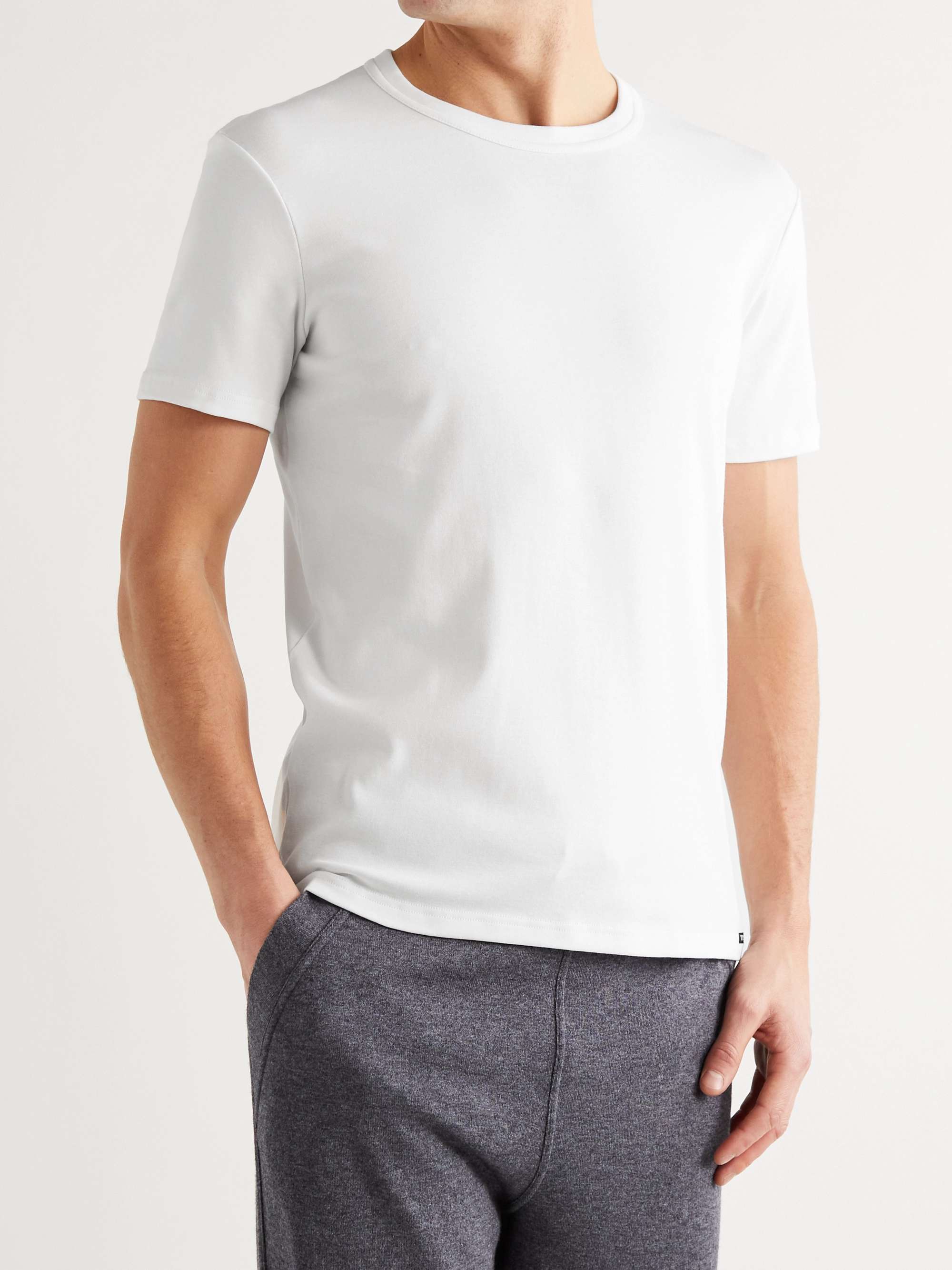TOM FORD Slim-Fit Stretch-Cotton Jersey T-Shirt | MR PORTER