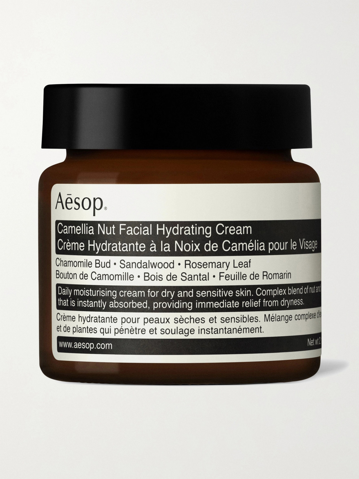 Shop Aesop Camellia Nut Facial Hydrating Cream, 60ml In Colorless