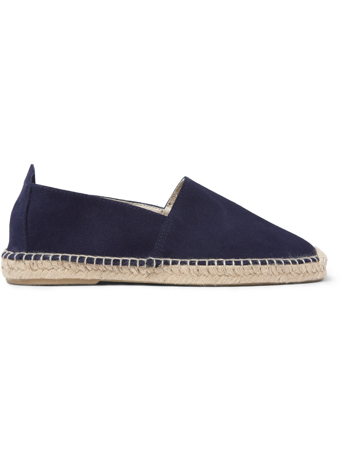 Anderson & Sheppard Suede Espadrilles In Blue