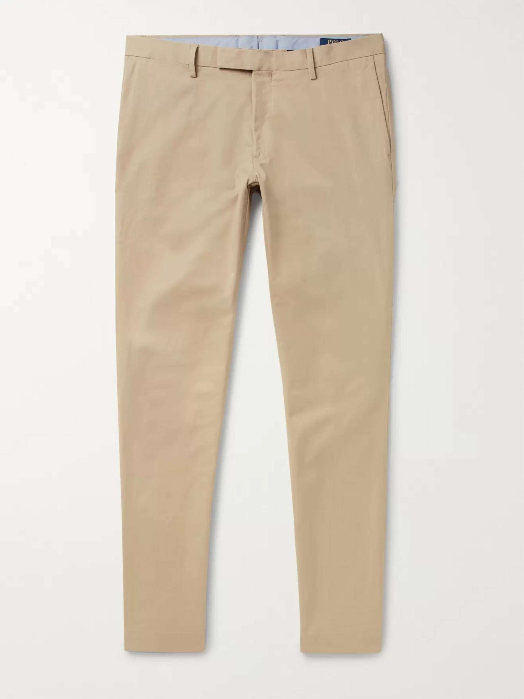 Pantaloni chino slim-fit in twill di cotone stretch POLO RALPH LAUREN da  uomo | MR PORTER