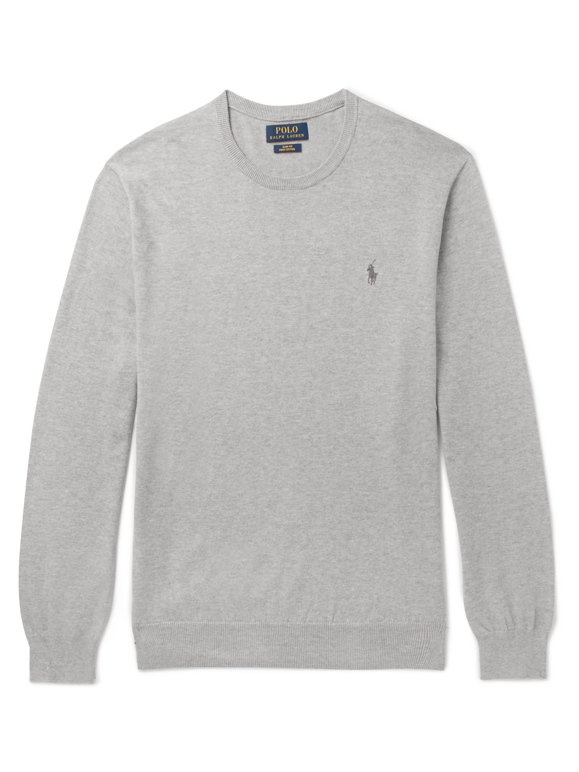 Polo Ralph Lauren - Slim-Fit Pima Cotton Sweater - Men - Gray - XS für  Herren