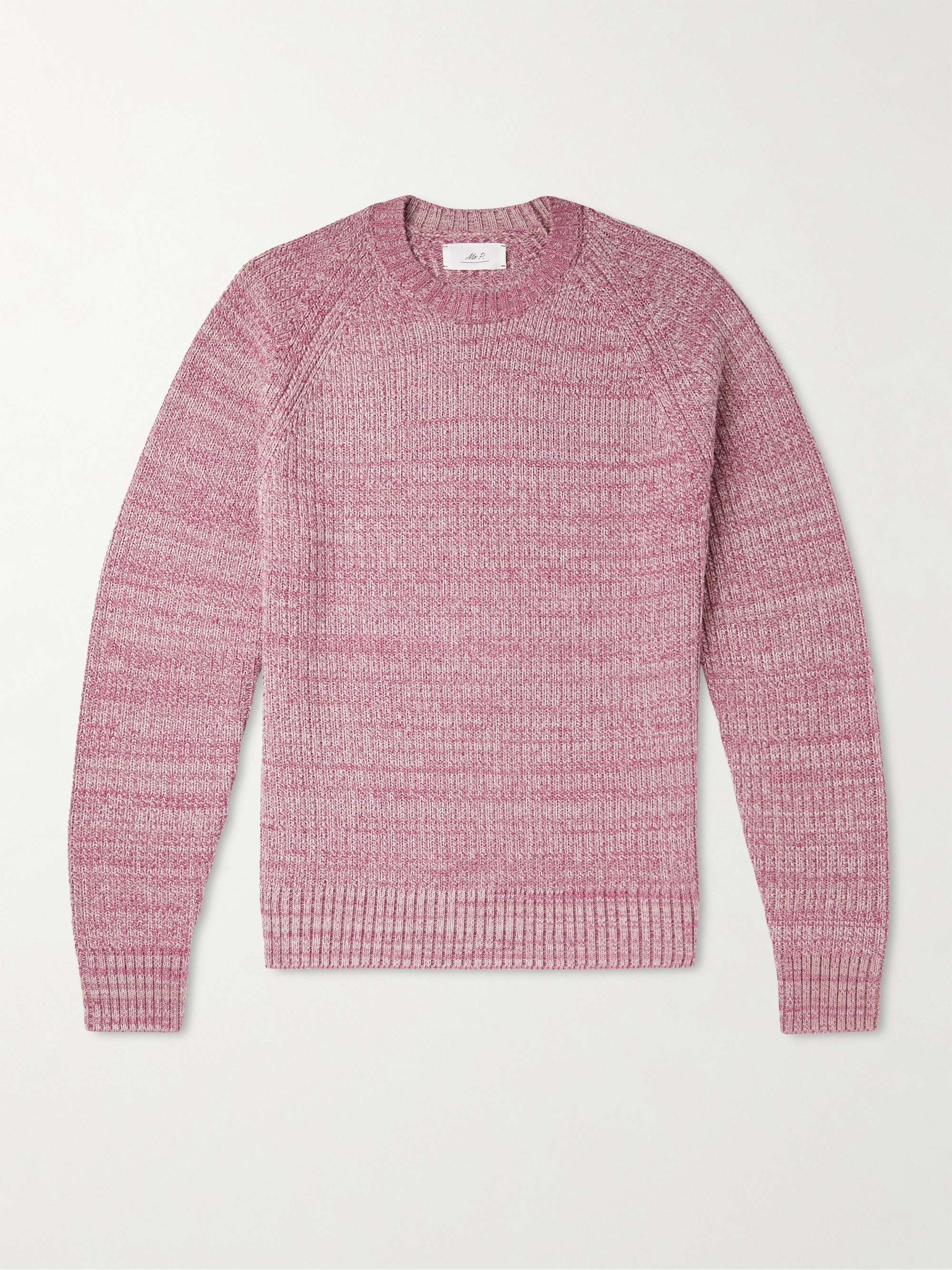 MR P. Twisted-Yarn Cotton and Wool-Blend Sweater for Men | MR PORTER