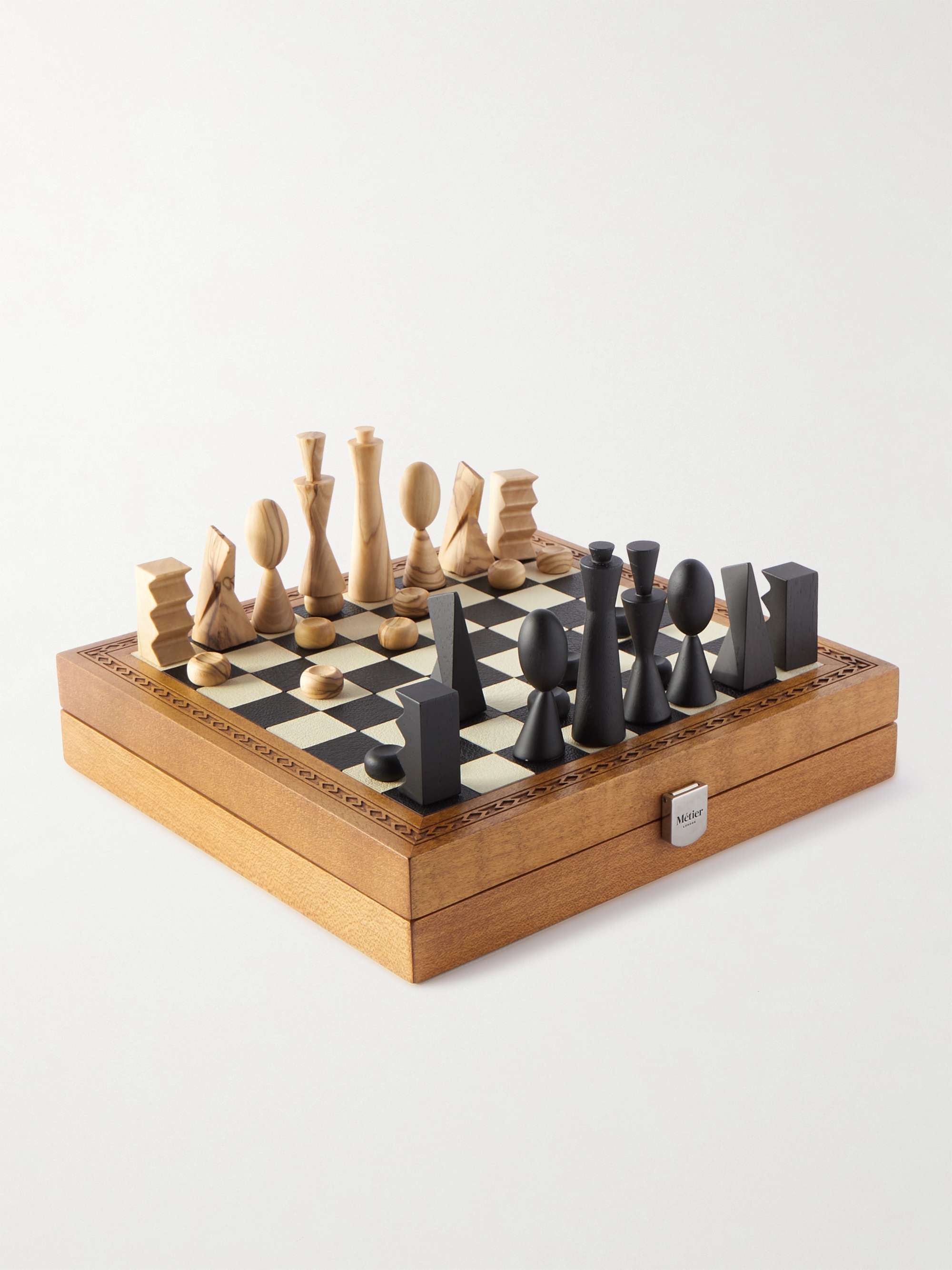 MÉTIER Portable Leather and Wood Chess and Backgammon Set for Men | MR  PORTER