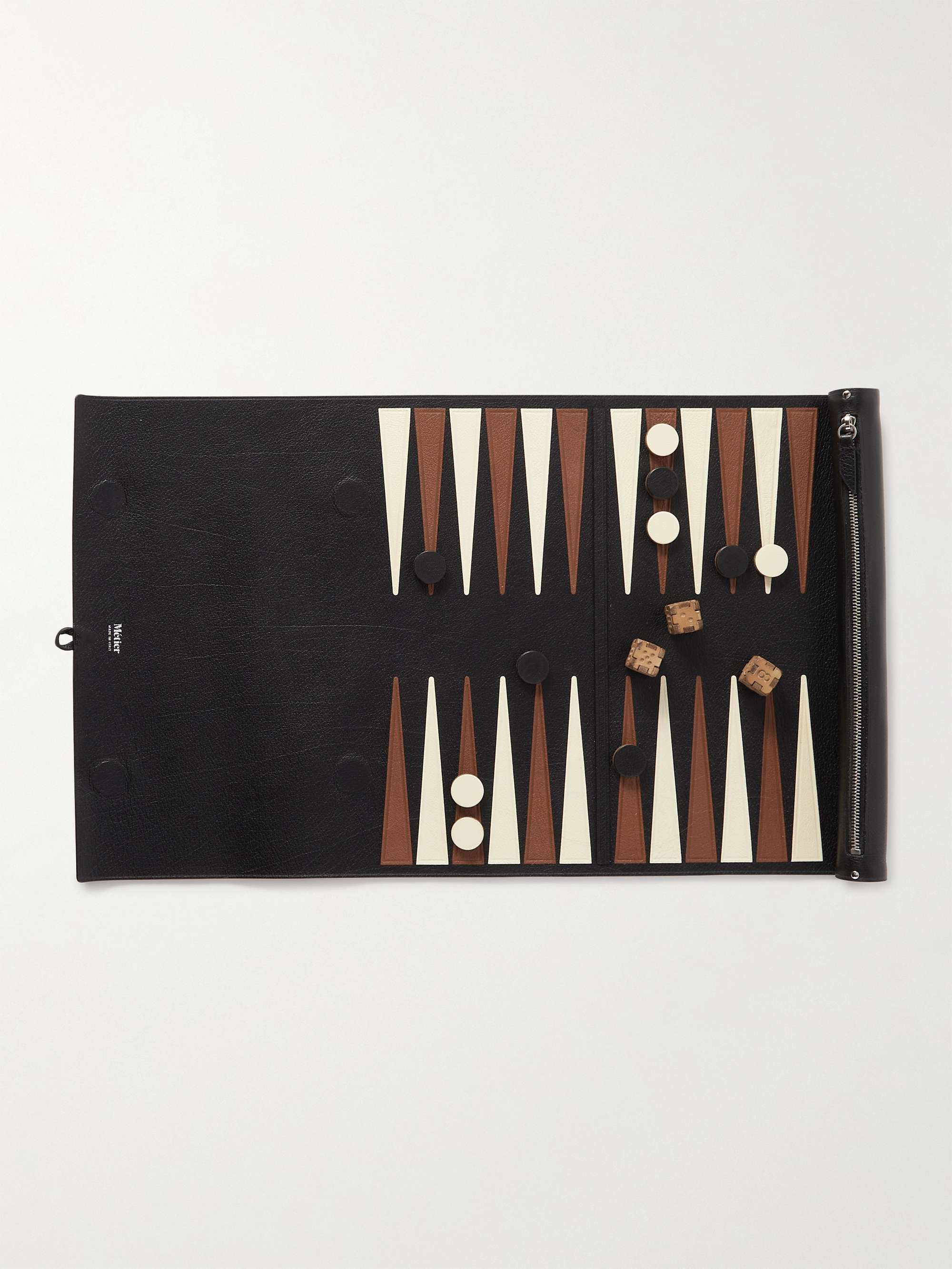 MÉTIER Portable Leather Backgammon Set for Men | MR PORTER