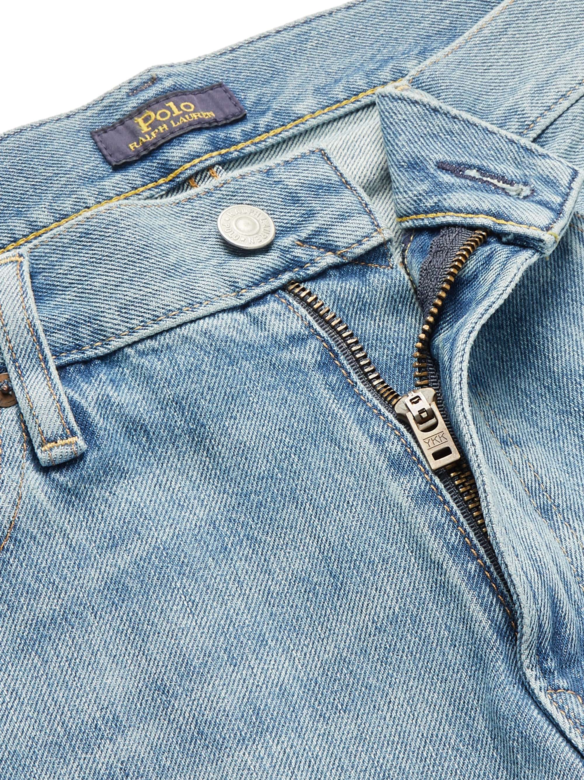 Blue Slim-Fit Stretch-Denim Jeans | POLO RALPH LAUREN | MR PORTER