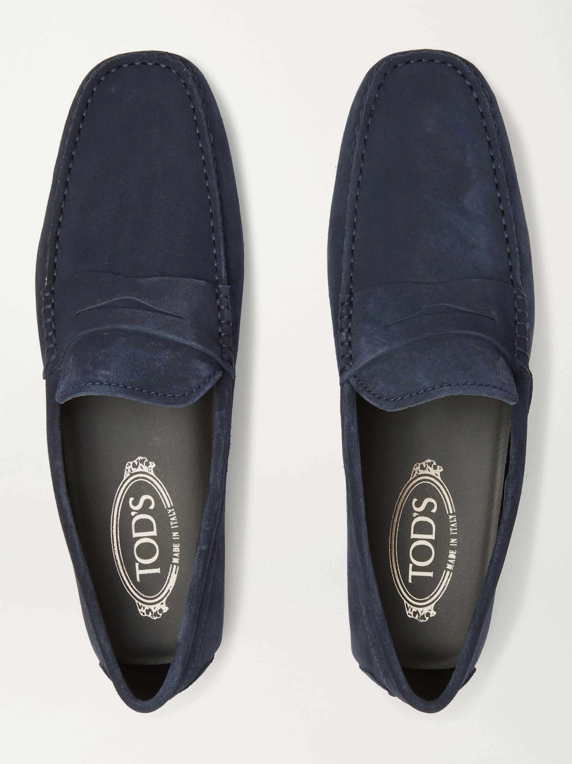 TOD'S Gommino Suede Driving Shoes for MR PORTER