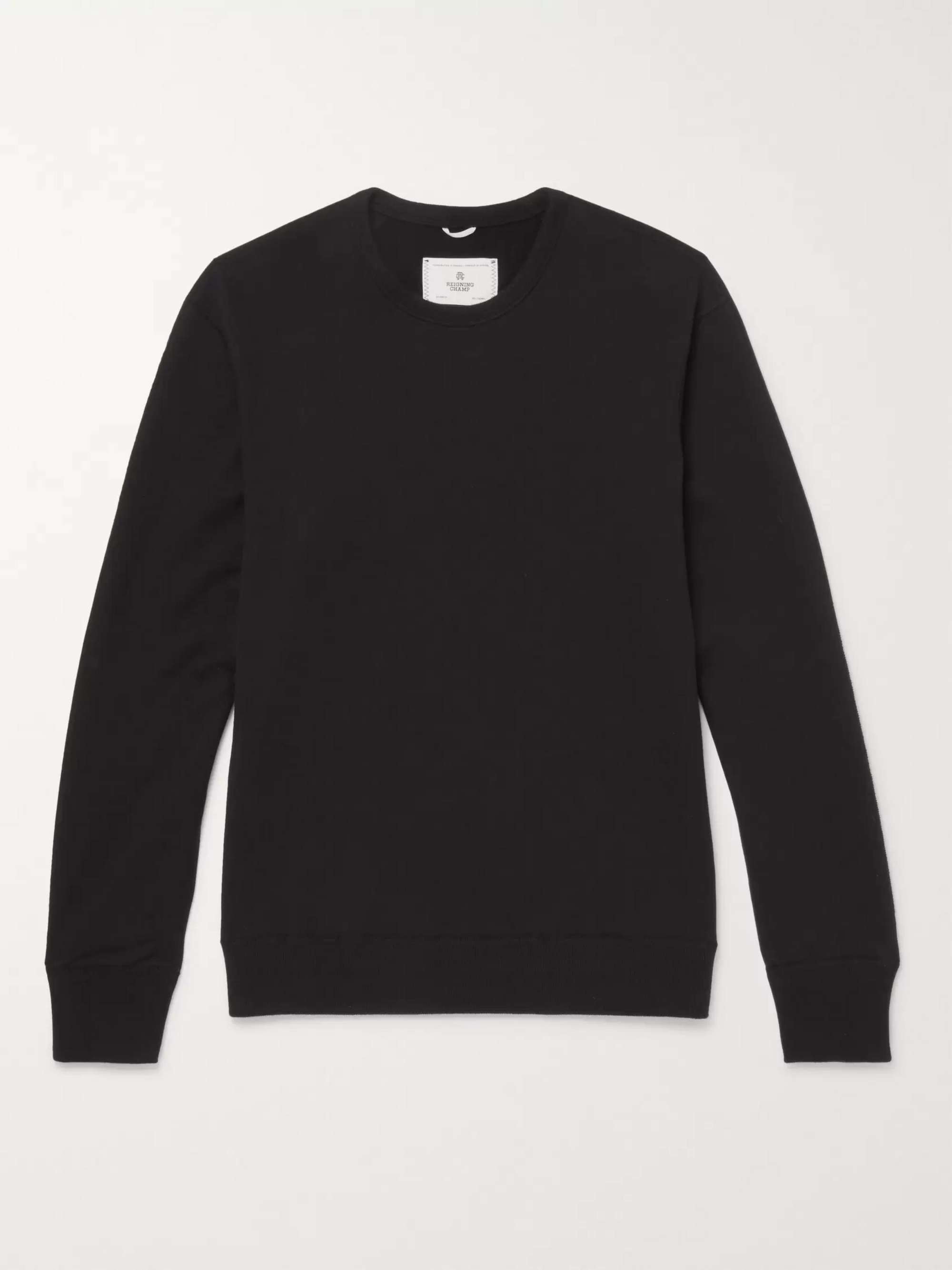 REIGNING CHAMP Slim-Fit Loopback Cotton-Jersey Sweatshirt for Men | MR  PORTER