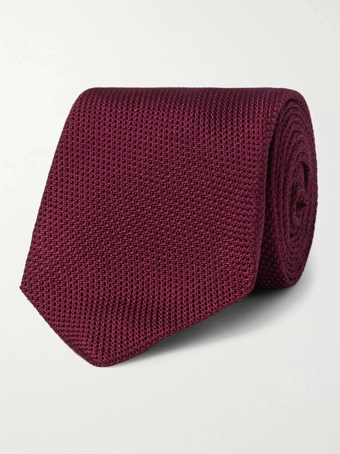 Kingsman Drake's 8cm Silk-grenadine Tie In Brown