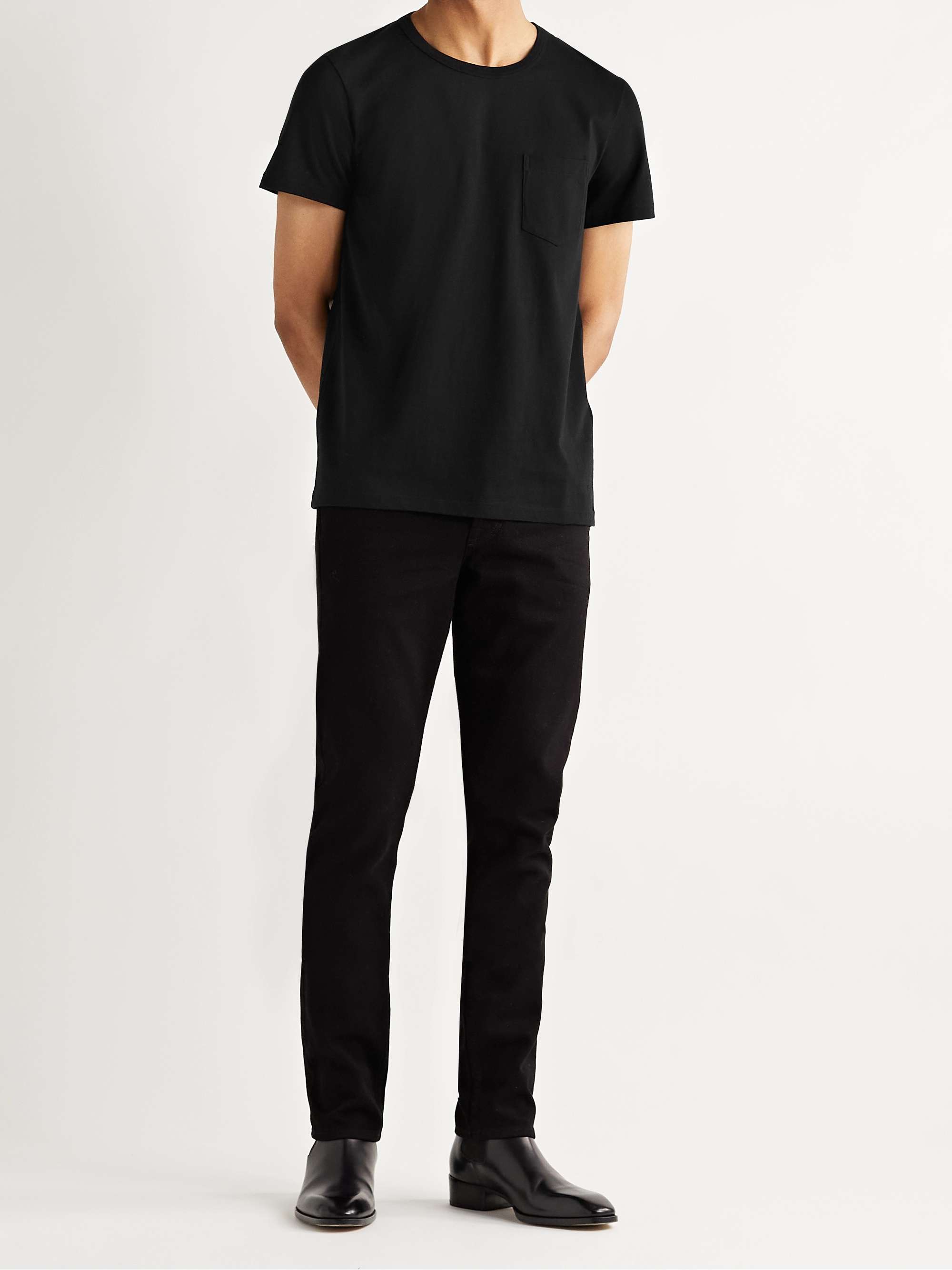 Black Cotton-Jersey T-Shirt | TOM FORD | MR PORTER