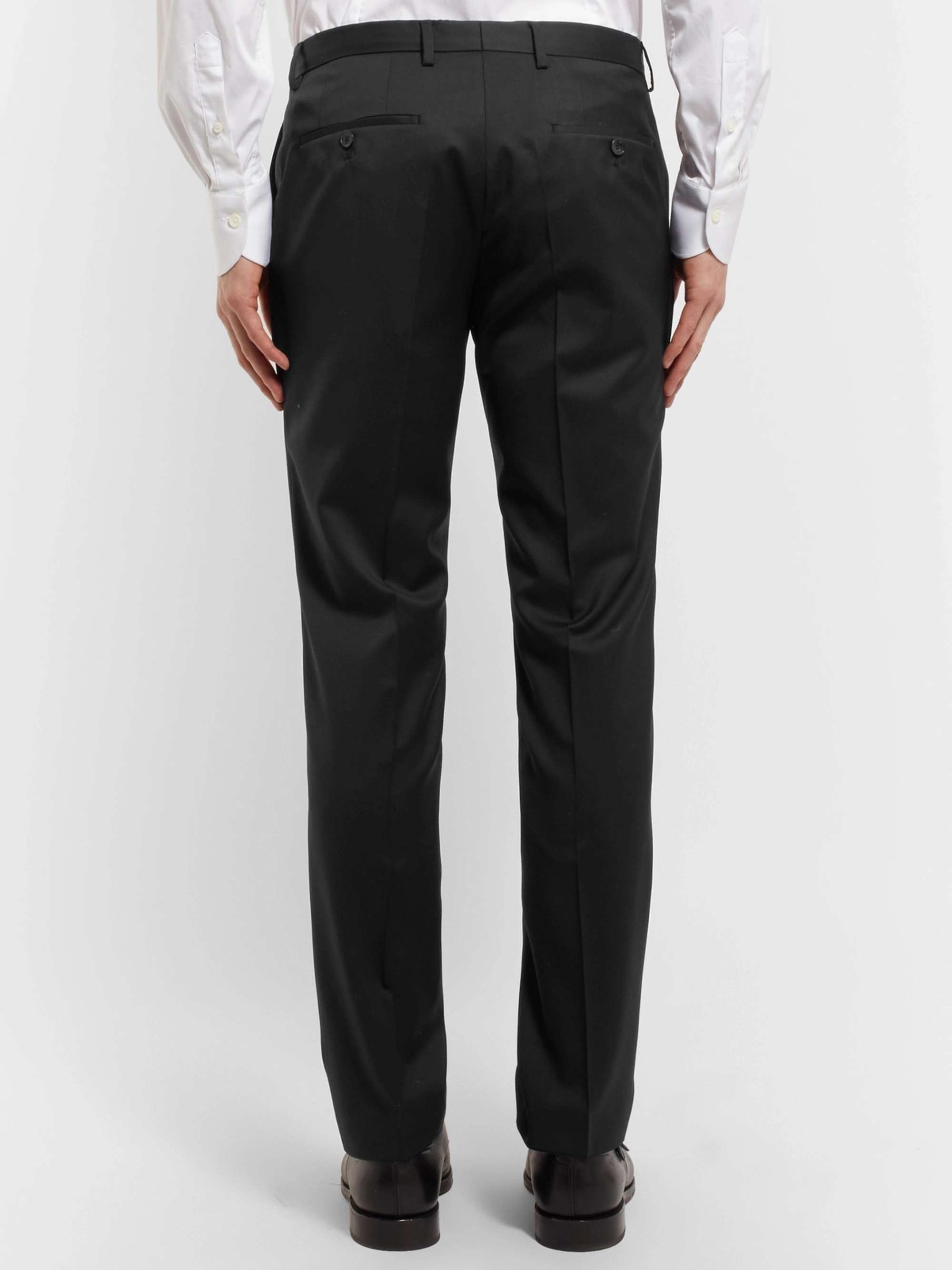 Mariner fortvivlelse Trives HUGO BOSS Black Gibson Slim-Fit Virgin Wool Suit Trousers for Men | MR  PORTER