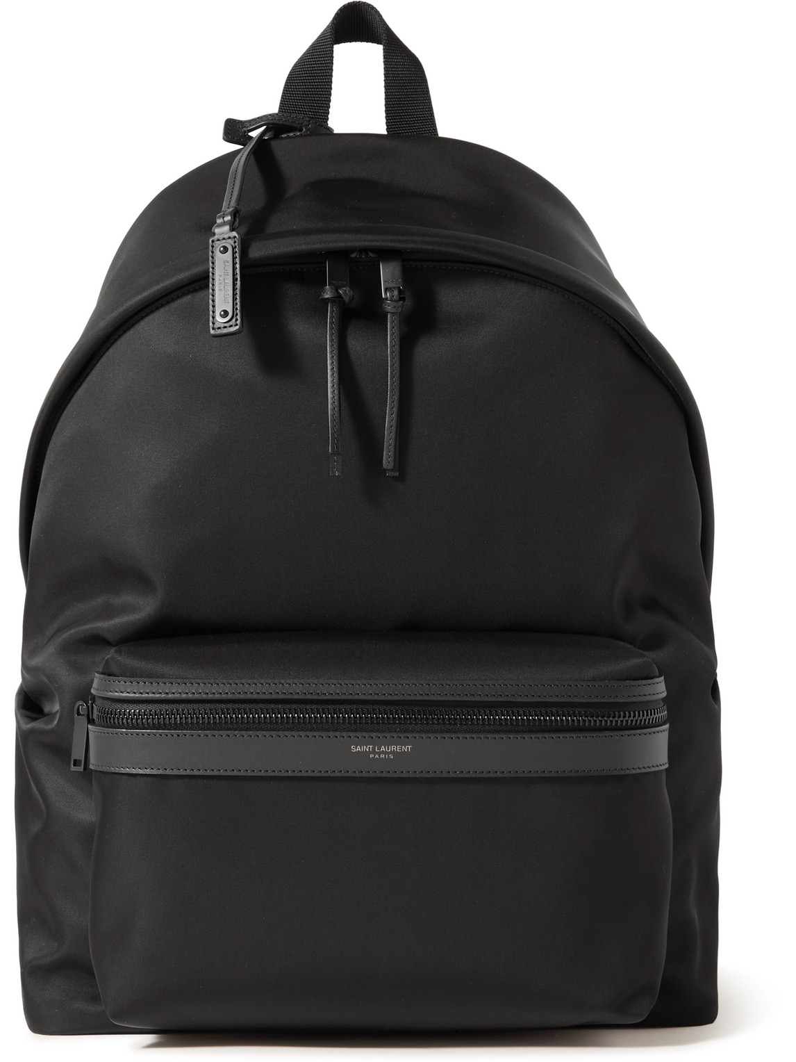 SAINT LAURENT - Logo-Embossed Leather Backpack - Men - Black für Herren