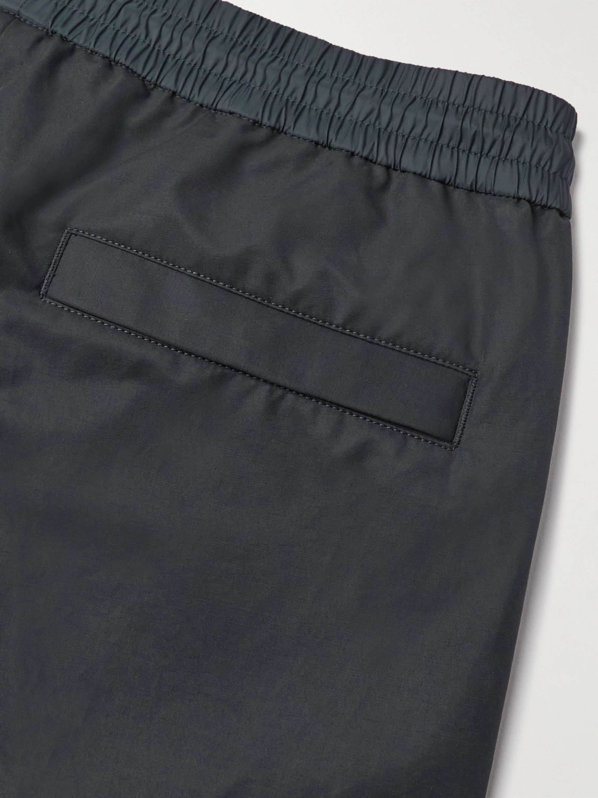 MONCLER Straight-Leg Logo-Print Cotton-Blend Shell Track Pants for Men ...