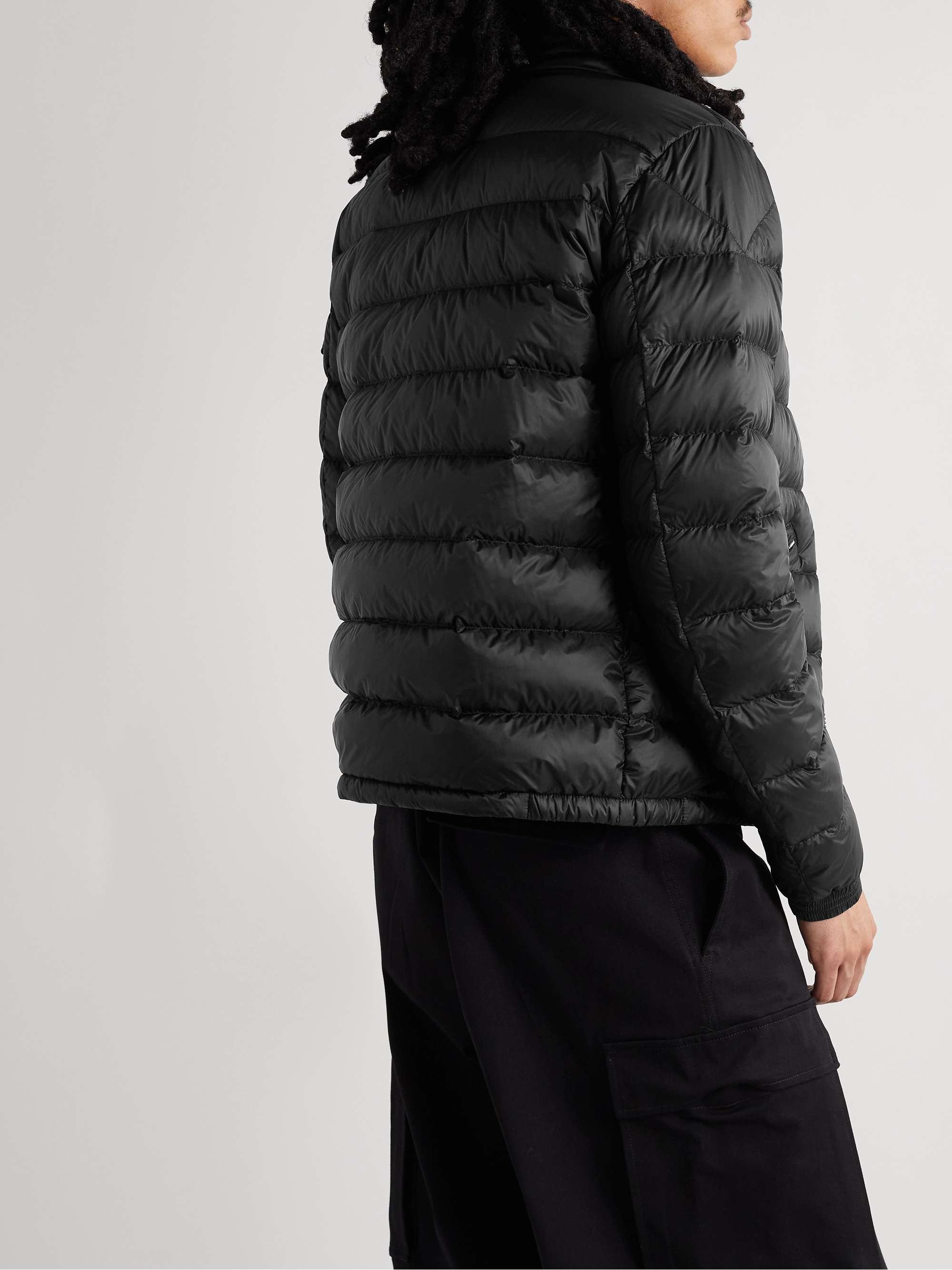 MONCLER Agay Slim-Fit Logo-Appliquéd Quilted Nylon Down Jacket for Men | MR  PORTER