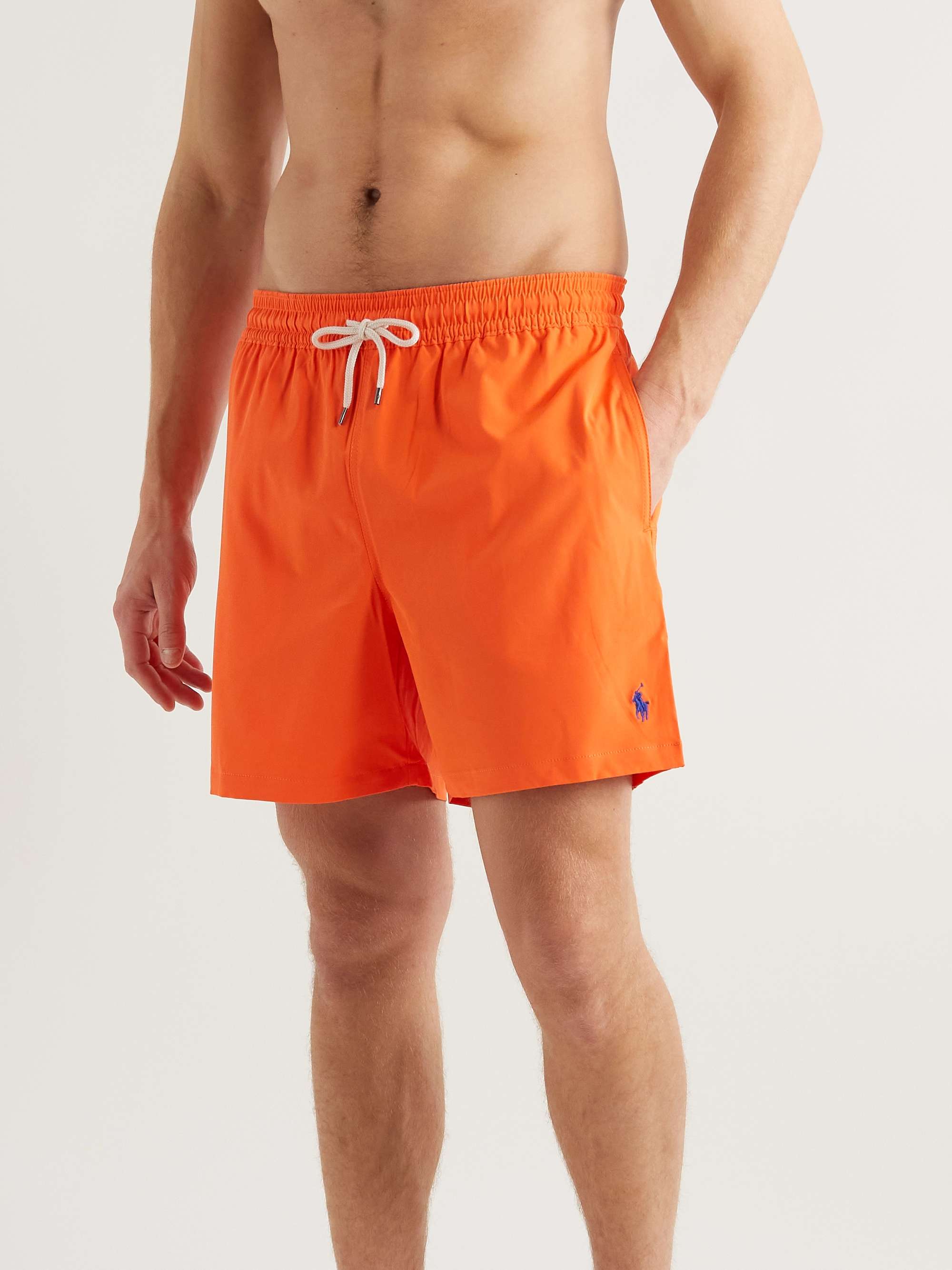 POLO RALPH LAUREN Traveler Mid-Length Recycled Swim Shorts for Men | MR  PORTER